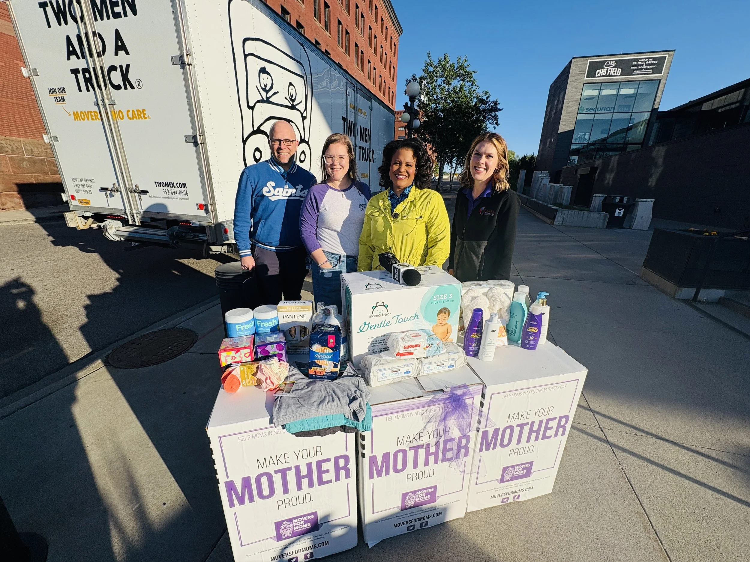 SVA Partners with Movers for Moms and the Saint Paul Saints