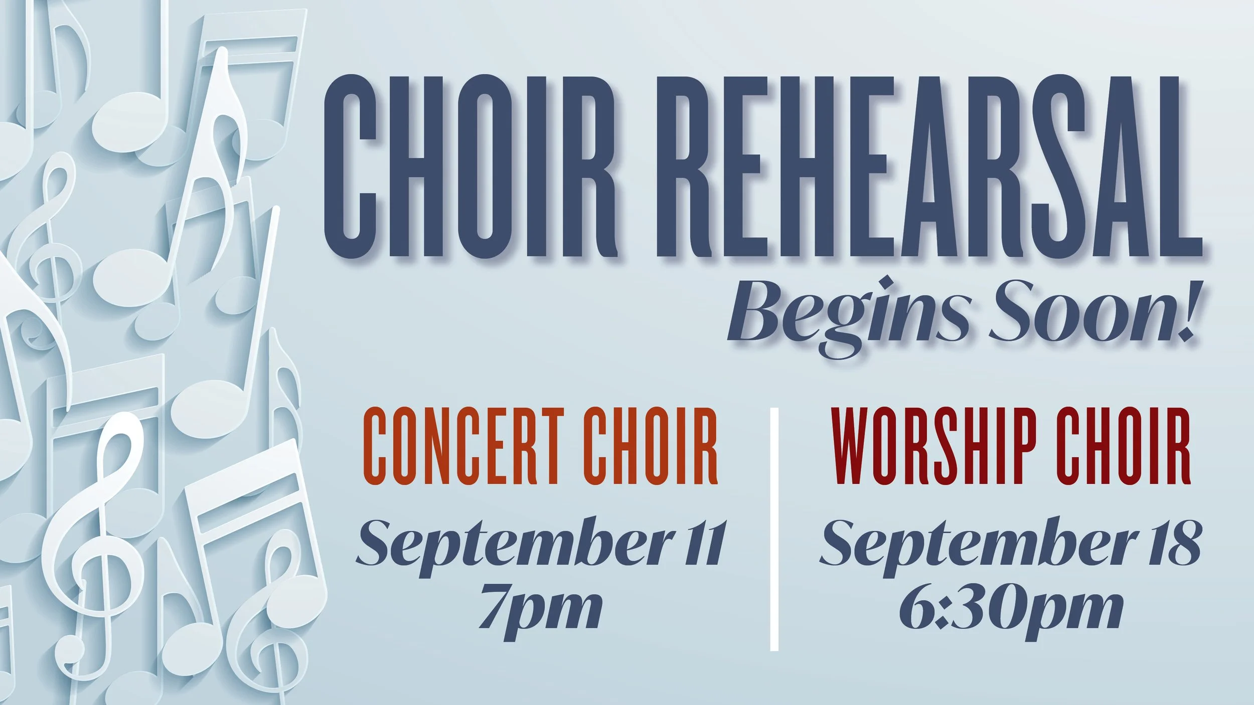 Choir is Back!