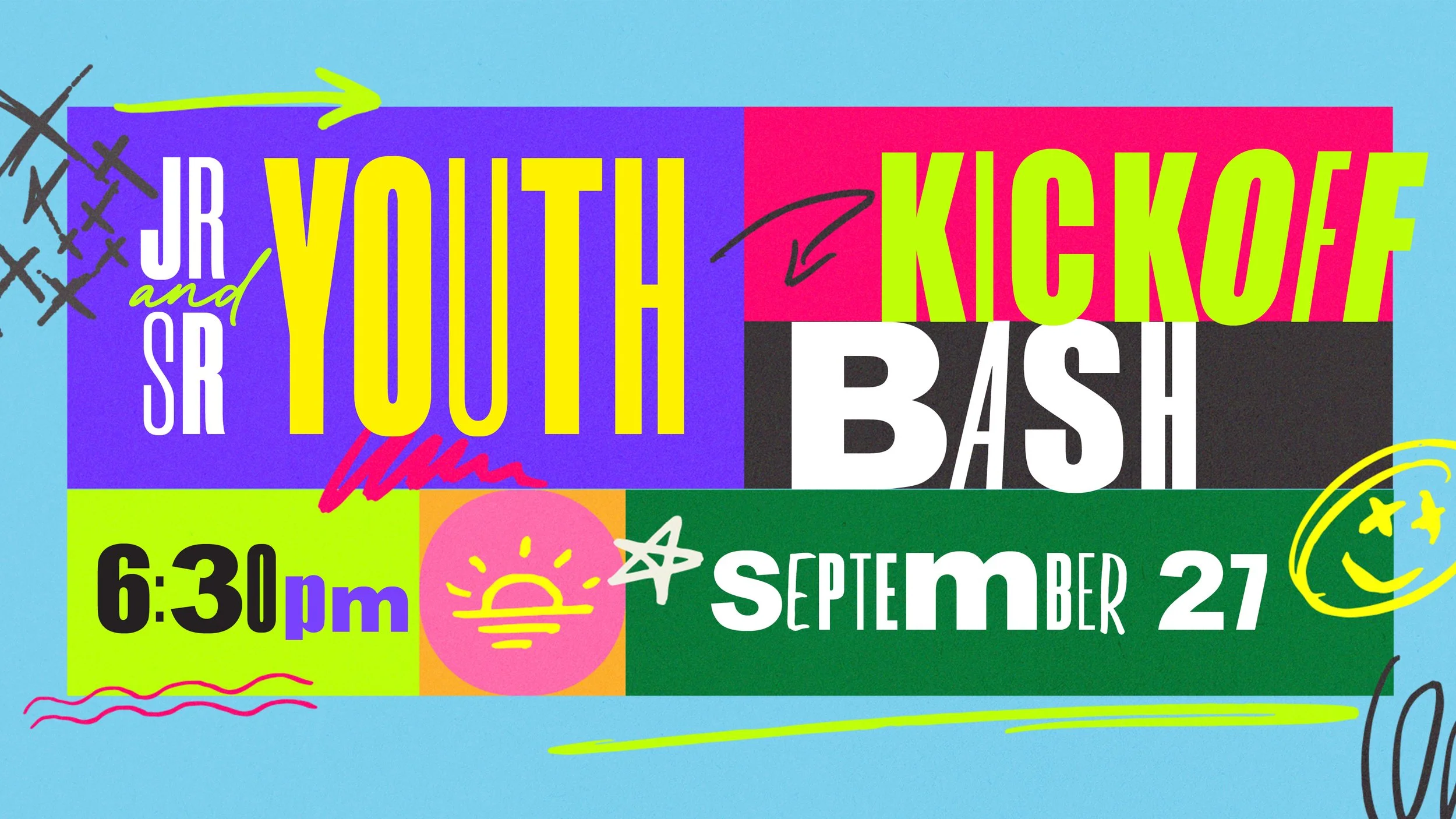 Jr. + Sr. High Youth Kickoff Bash