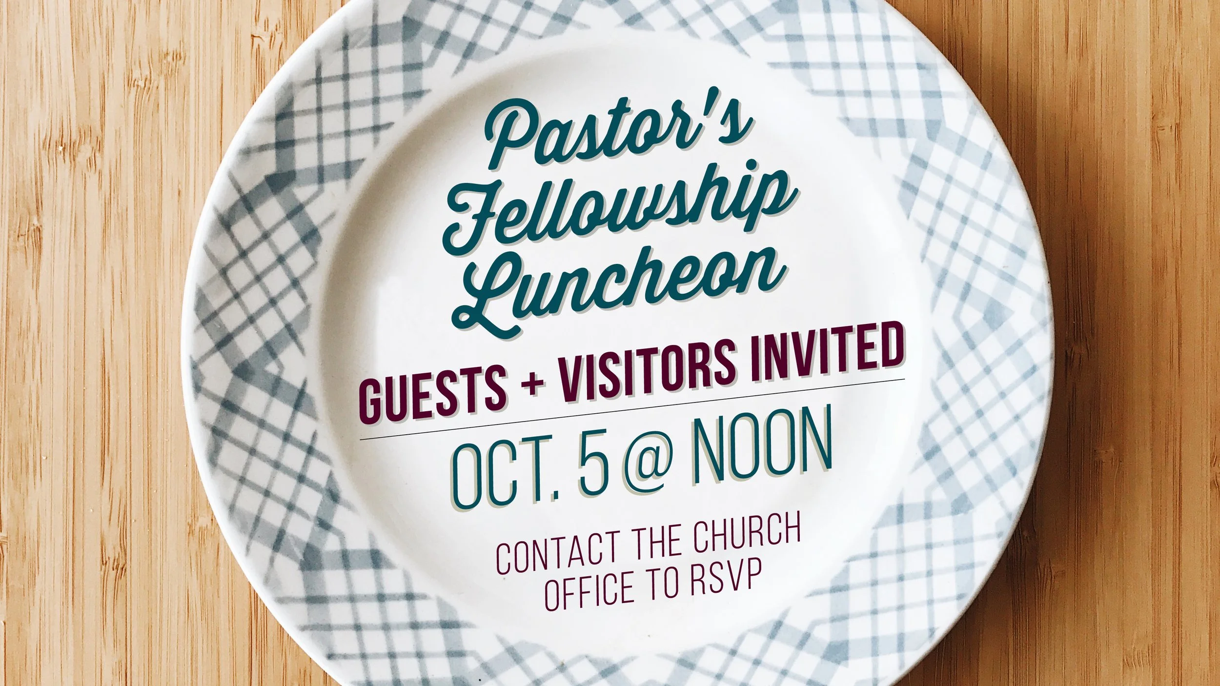 Pastors Luncheon