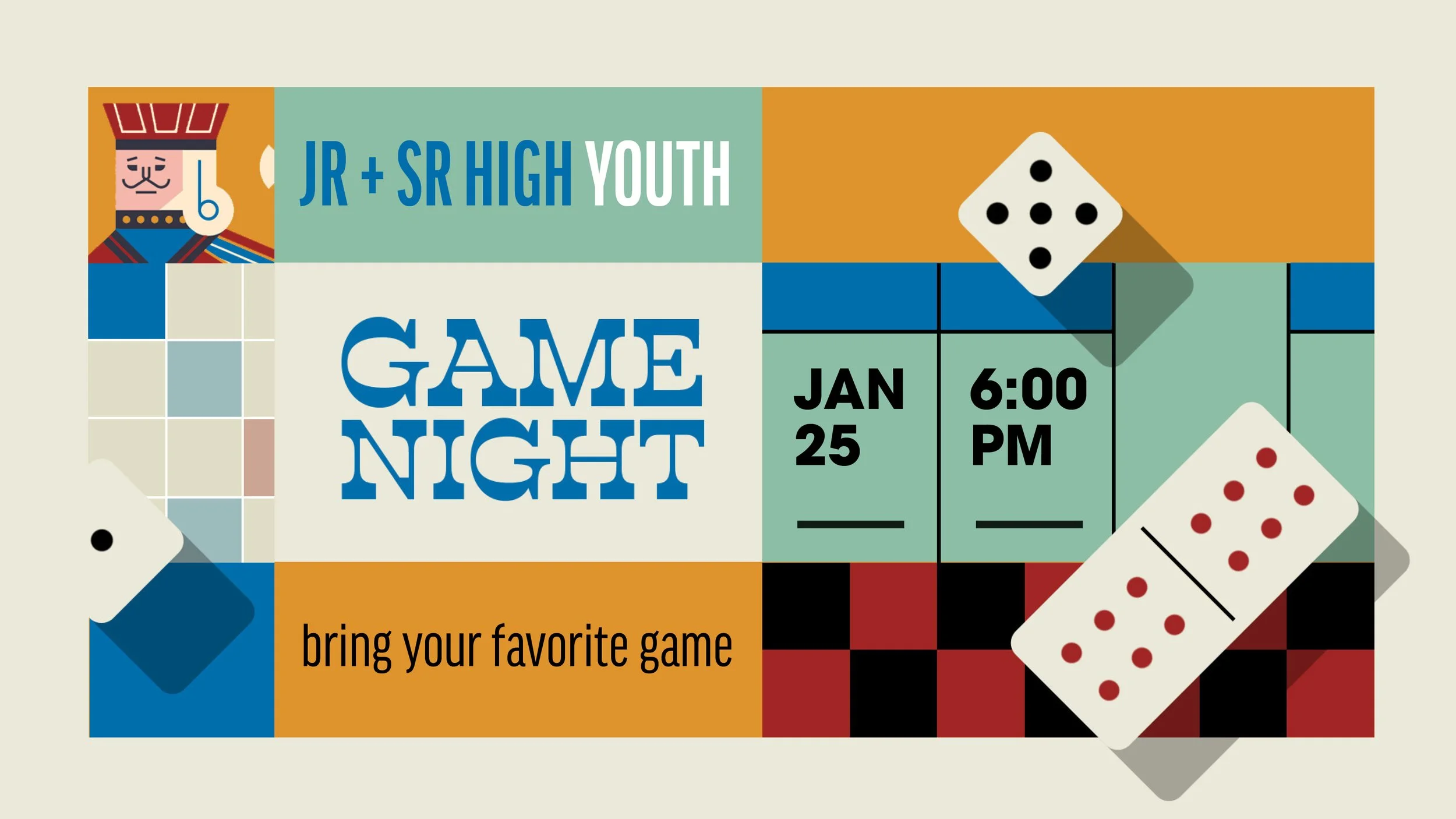 Jr+Sr High Youth — Chill Game Night