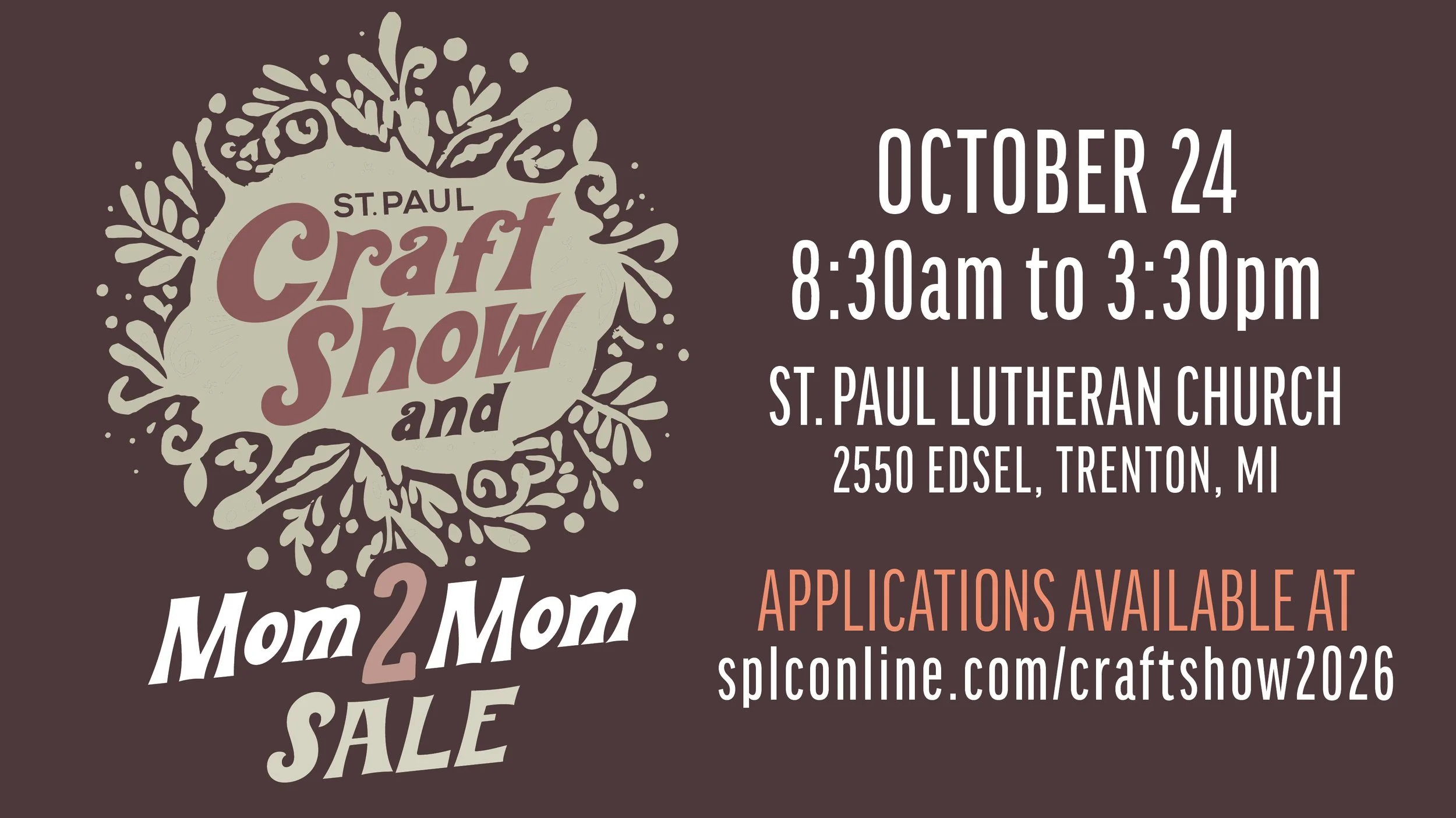 2026 Craftshow & Mom2Mom Sale