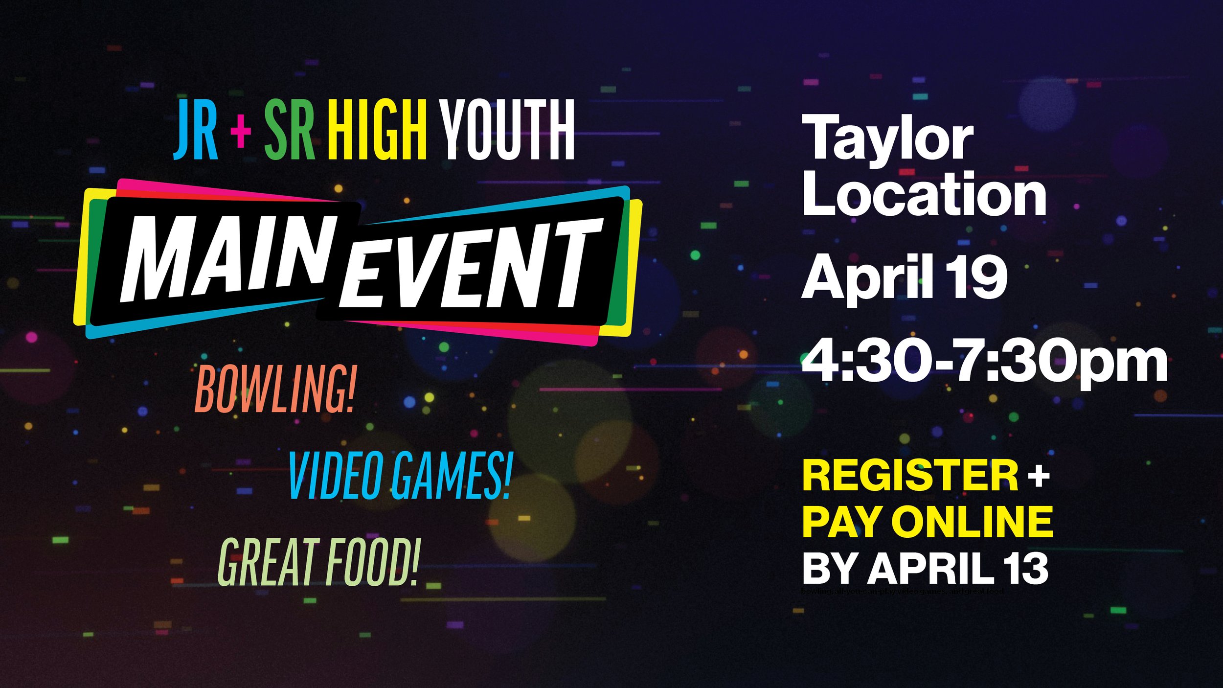 Main Event Youth Outing