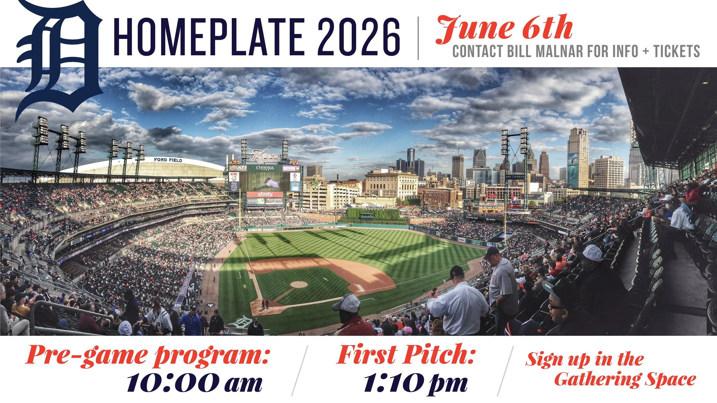 Detroit Tigers Home Plate Event