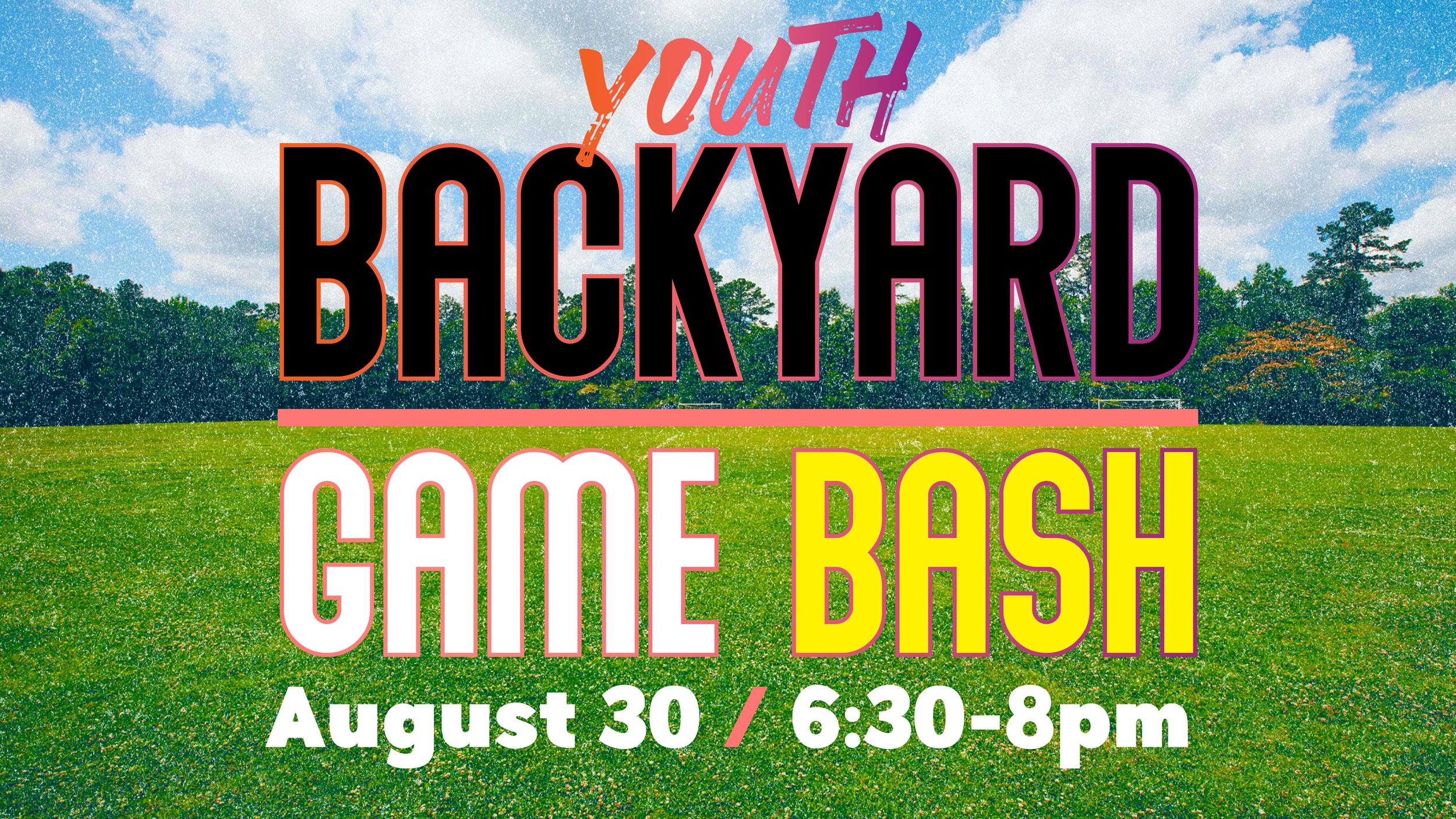 Youth Backyard Game Bash