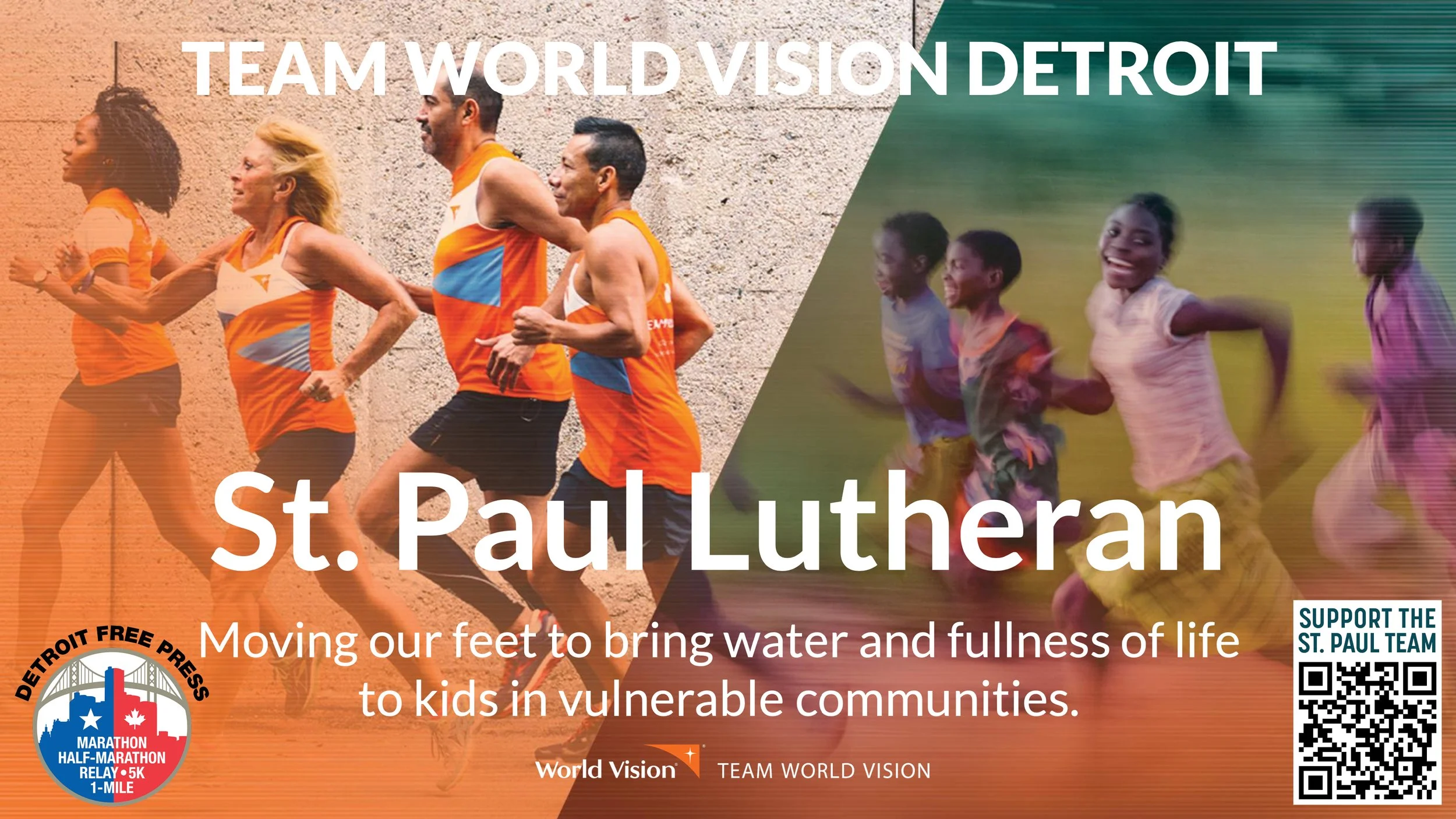 Team World Vision Race Blessing