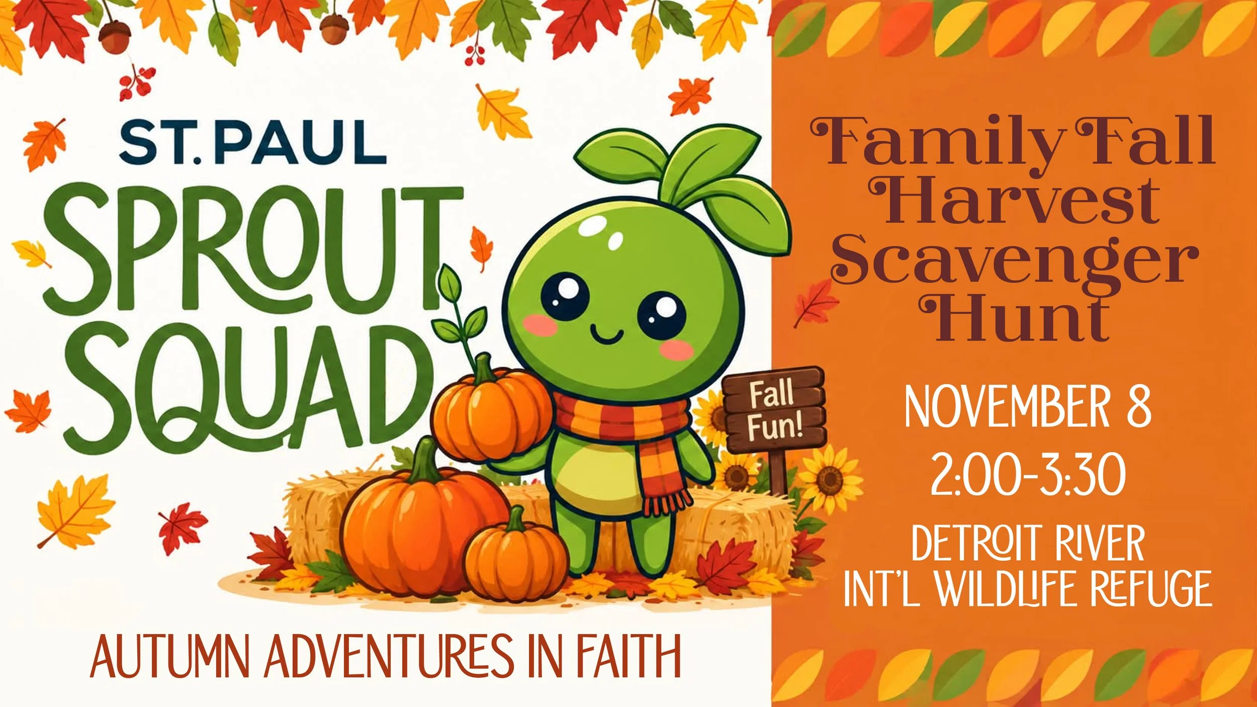 Sprout Squad Family Fall Harvest Scavenger Hunt
