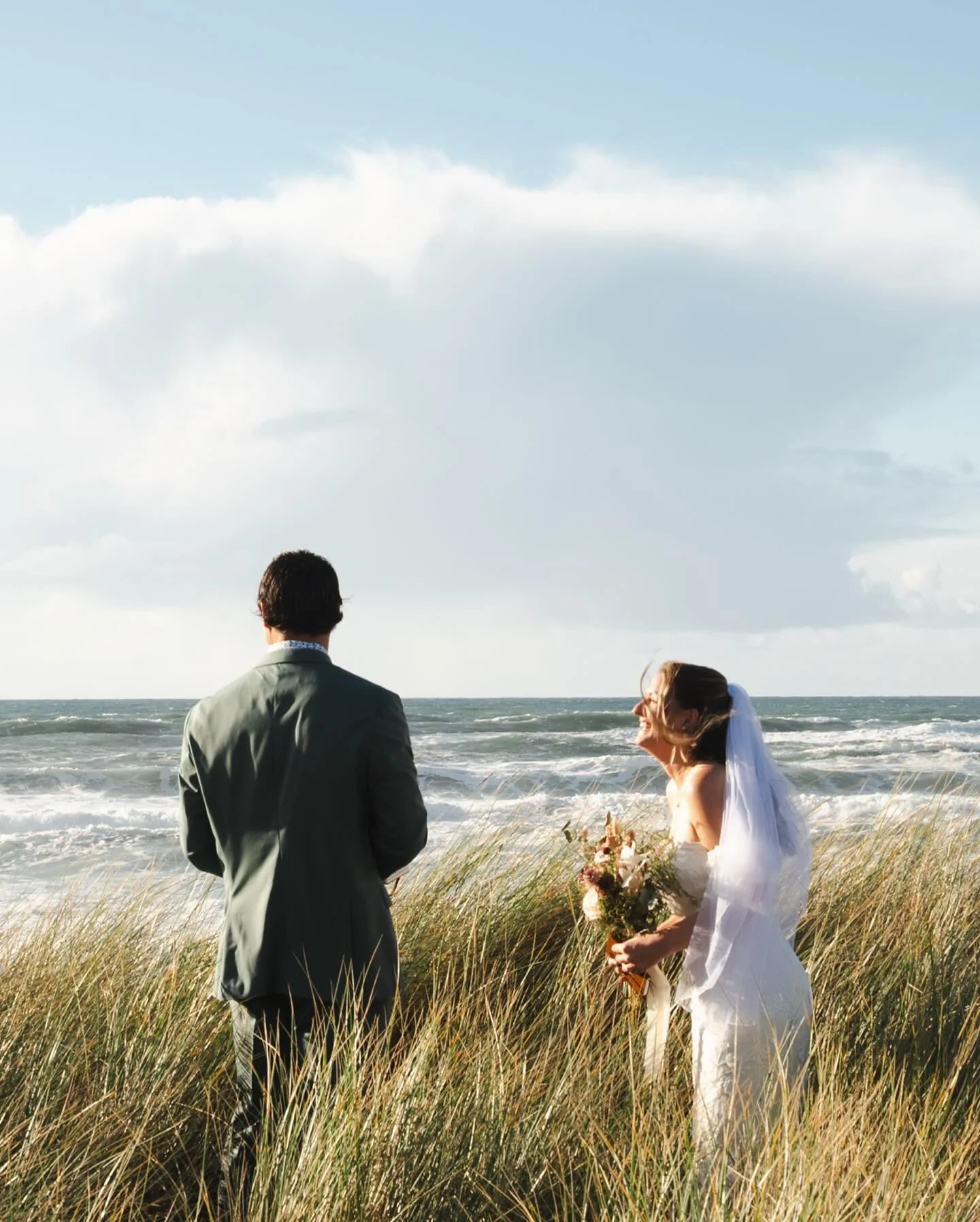 Dreamy cinematic elopement 💕 made possible by love, dedication, and paid seagull actors. 

Presenting, Chaise &amp; Beau Rodgers! 

@ourplace @chaiseelli