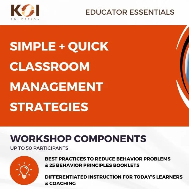 ESSER Eligible: Simple + Quick Behavior Management Strategies