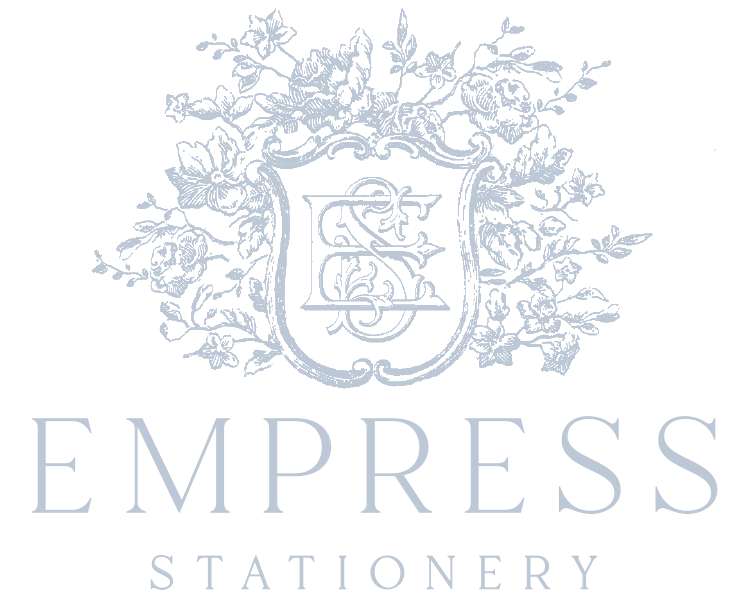Double Letter & Crest – Empress Stationery