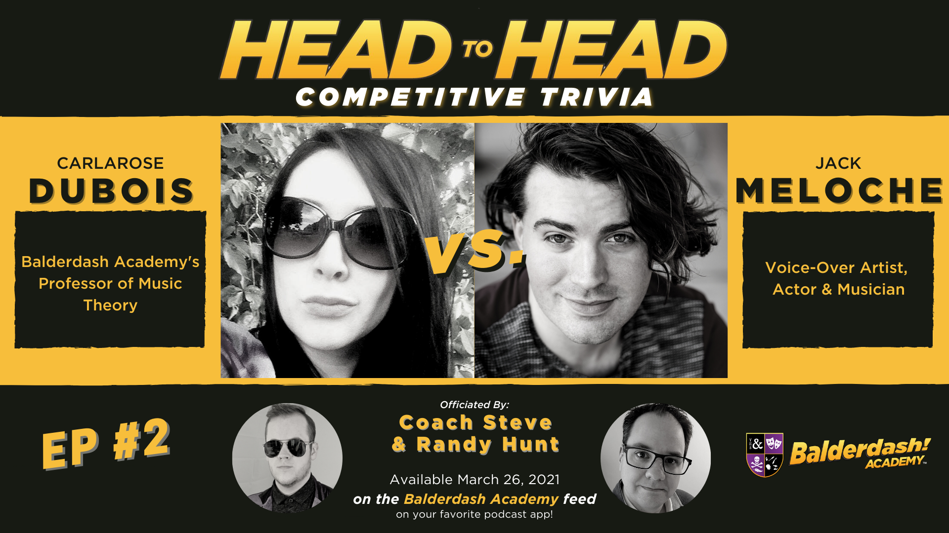Head to Head: Competitive Trivia #2 w/ Jack Meloche vs Professor Dubois