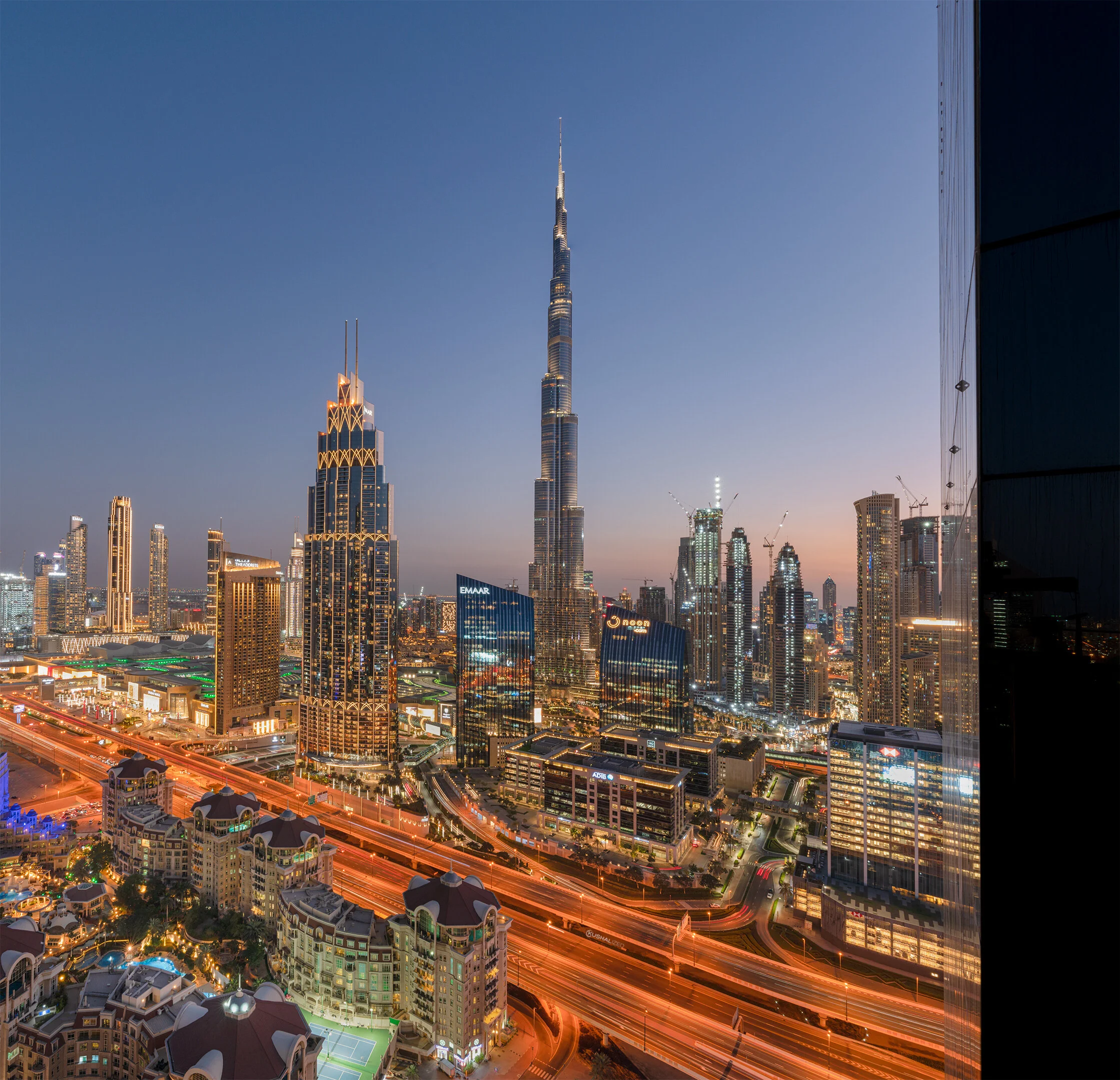 Blue Hour Time Blend from DIFC, Dubai, UAE