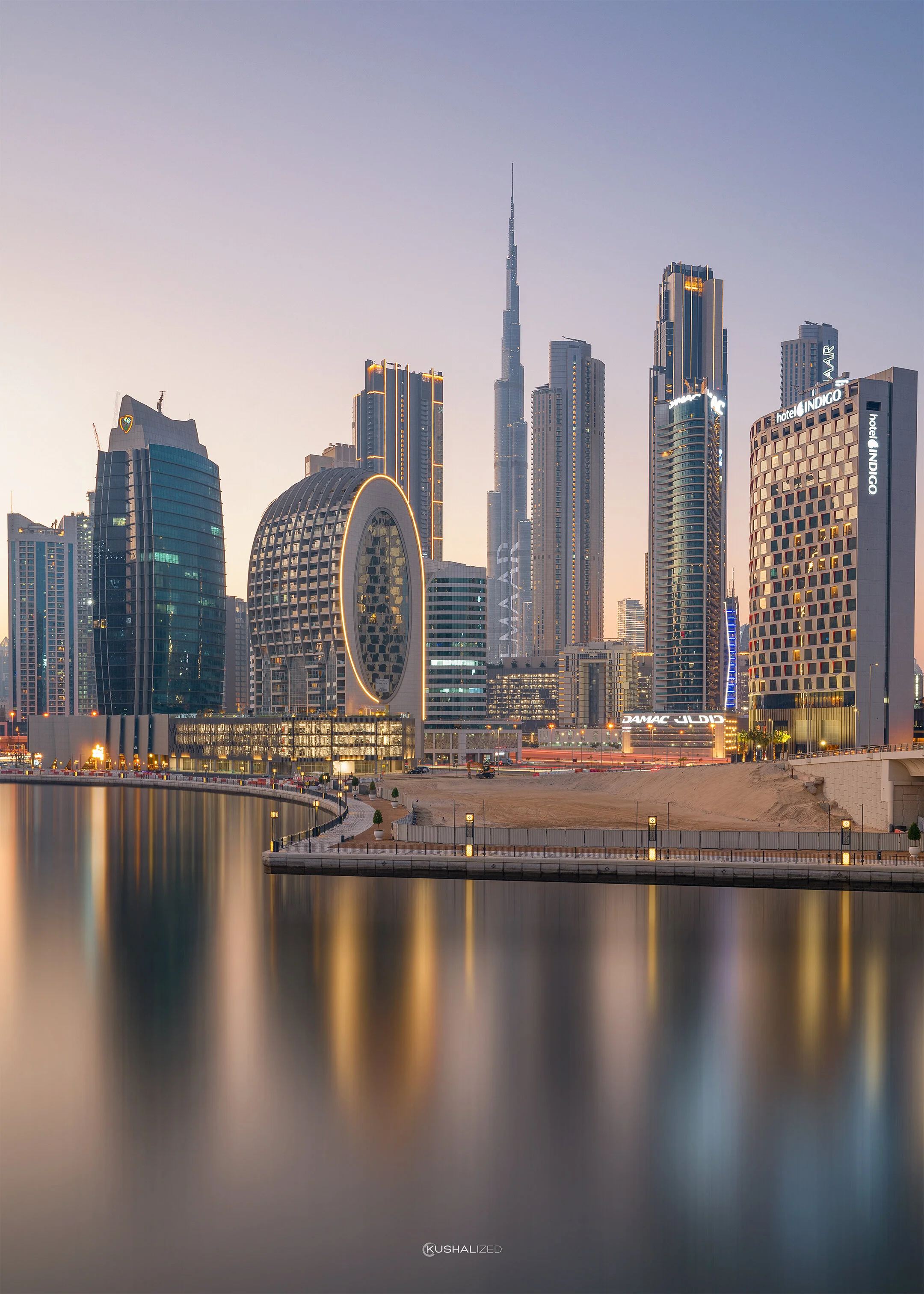 Dusk View of Business Bay | Dubai, UAE
