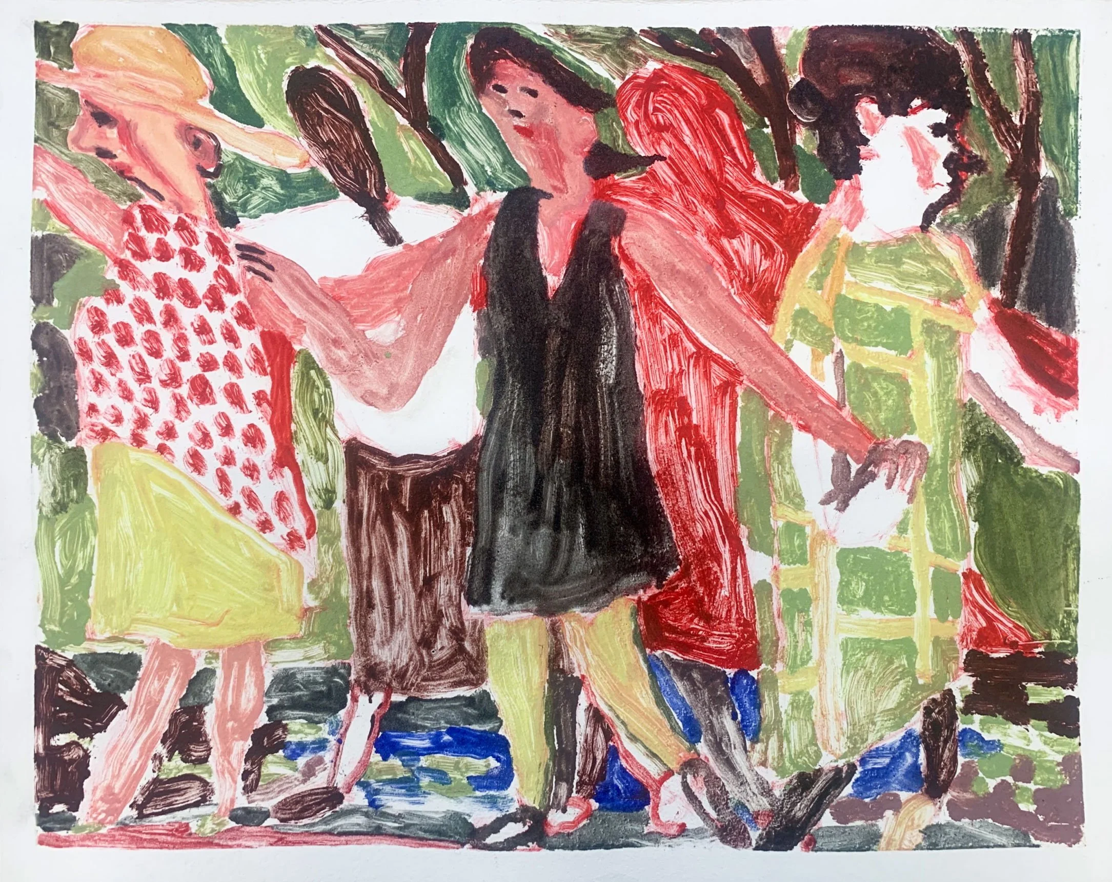  Whatever happens in Tuscany Monotype 41.5x33cm 