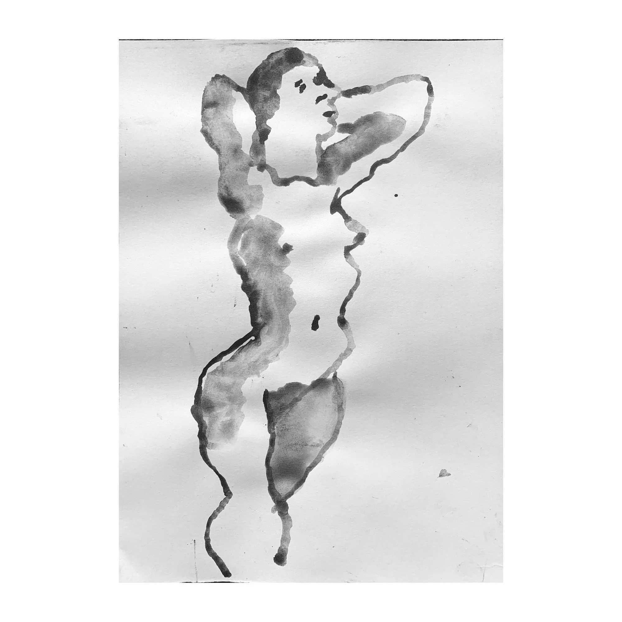 Nude in graphite