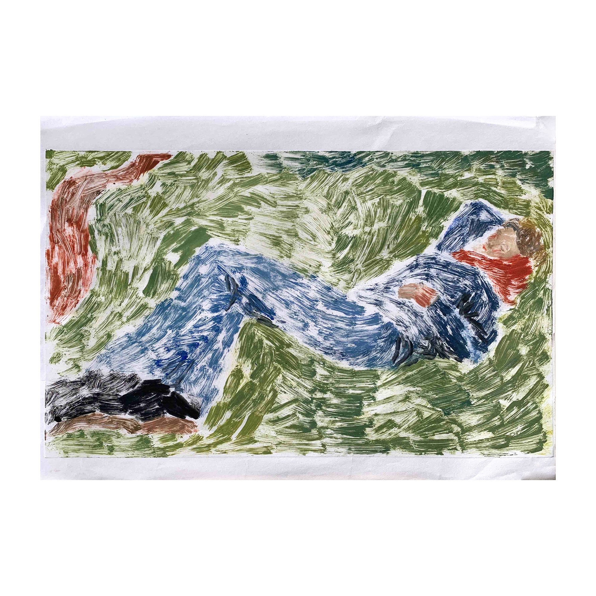 'Gina in Brunswick' Monotype