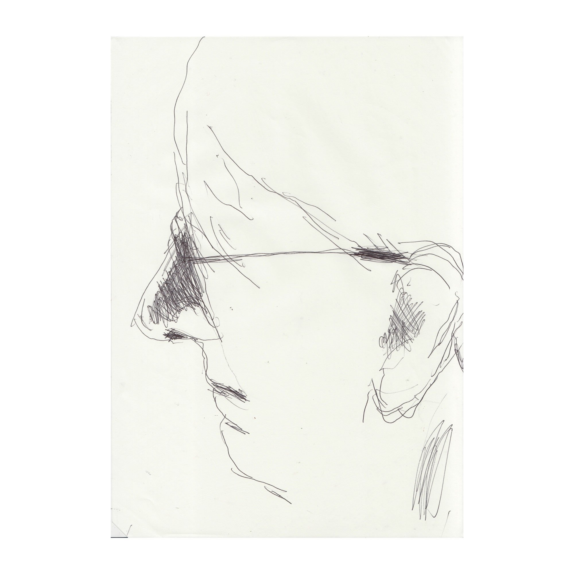 'People at Kew on a Tuesday l' original drawing