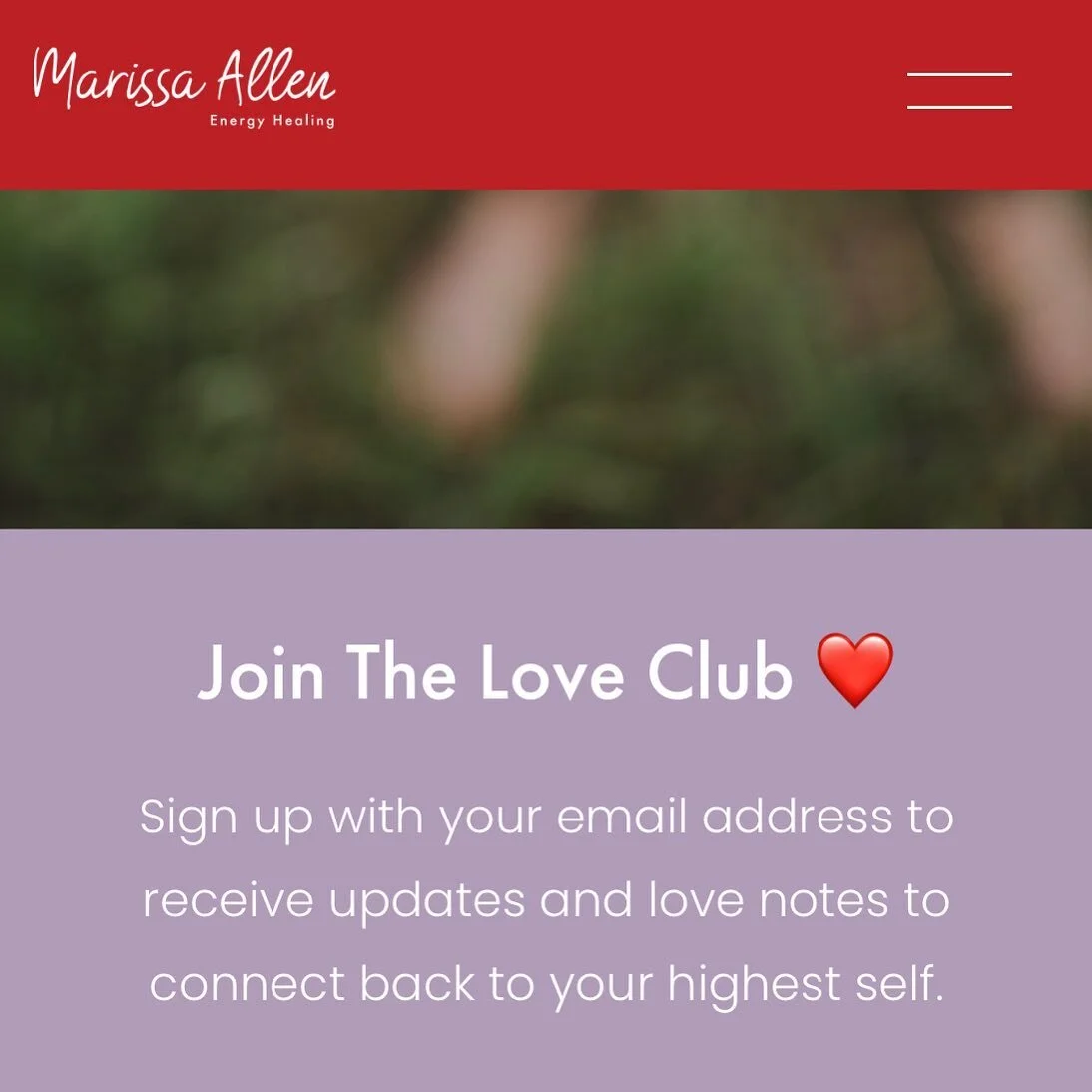 Join my Love Club! Every Monday you will receive an inspirational email to start your week off with love &amp; light. 🙏 (link in bio)