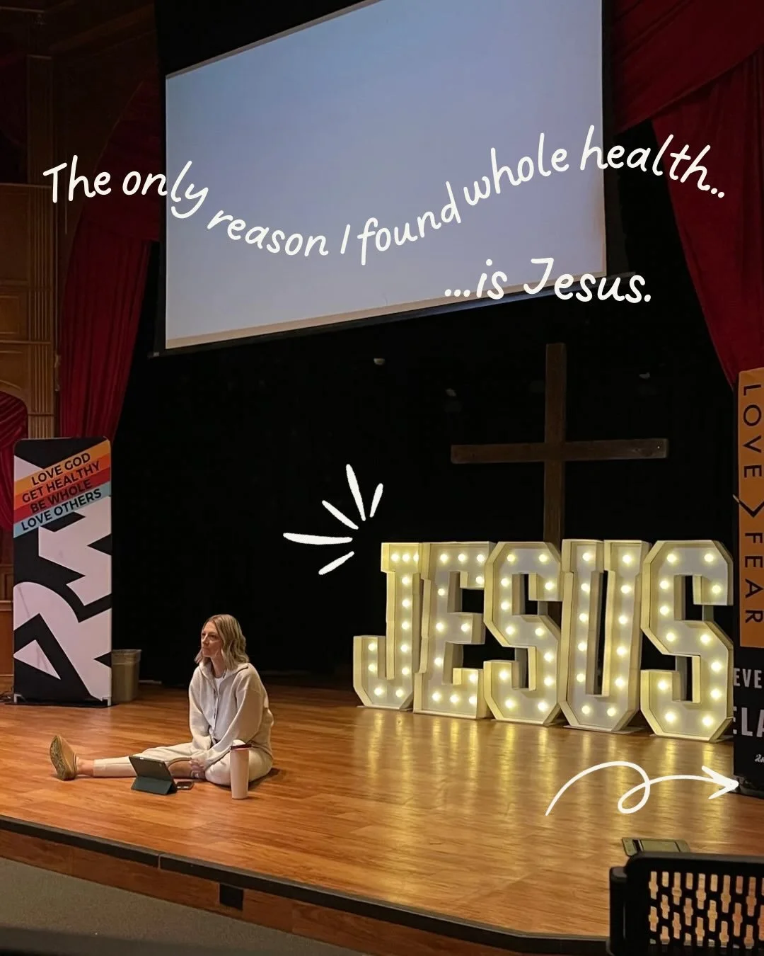 If I&rsquo;m honest&hellip; the only reason I&rsquo;ve found whole-person health is because of Jesus.
 Not because I suddenly became disciplined. Not because I figured everything out. Not because I &ldquo;fixed&rdquo; myself.

It was Him. It&rsquo;s&