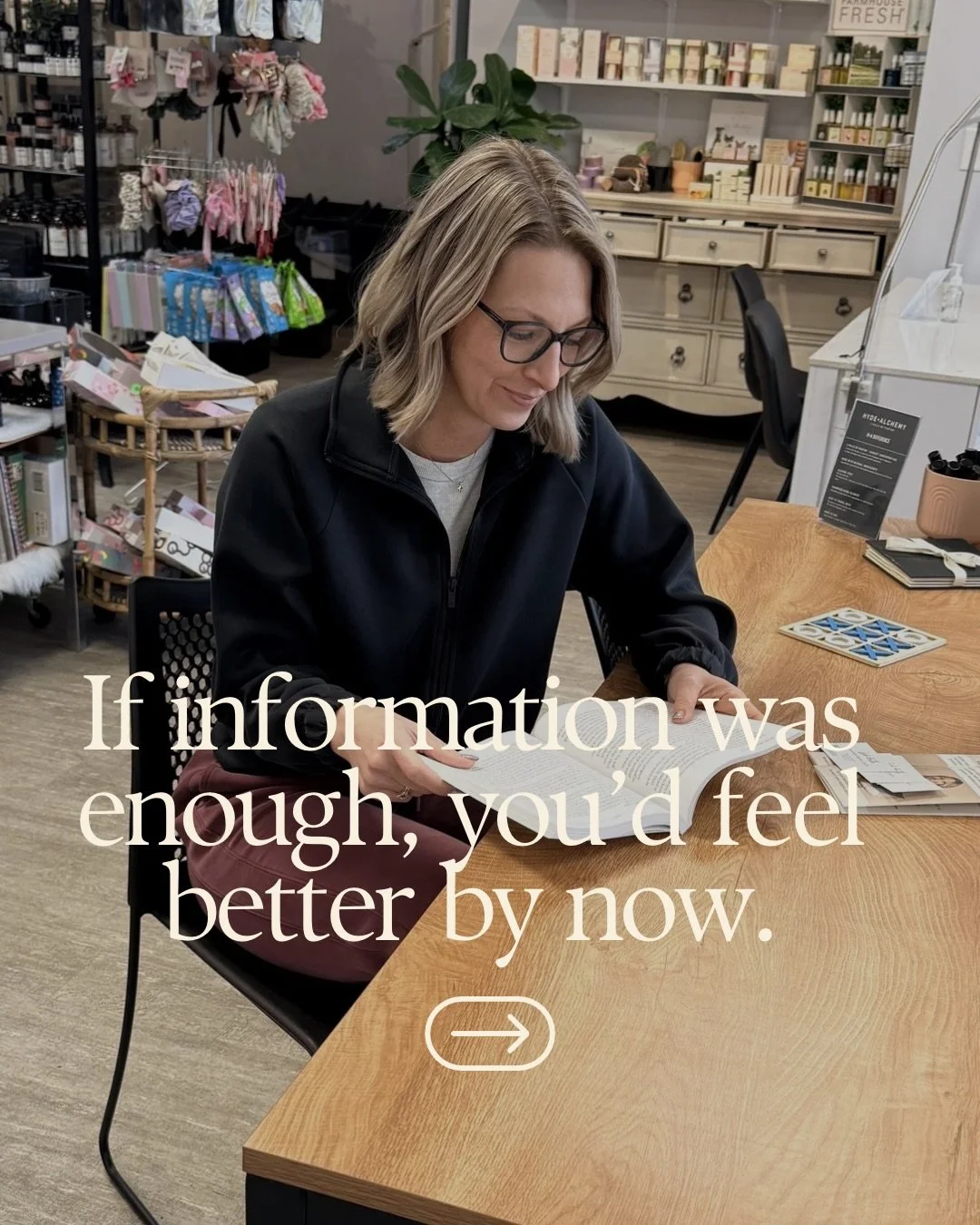 I am not anti-information. I love learning.

But I&rsquo;ve noticed something in my own life&hellip;

When I&rsquo;m overwhelmed, I don&rsquo;t need more input. I need support.

I need someone to help me slow down. To ask better questions. To notice 