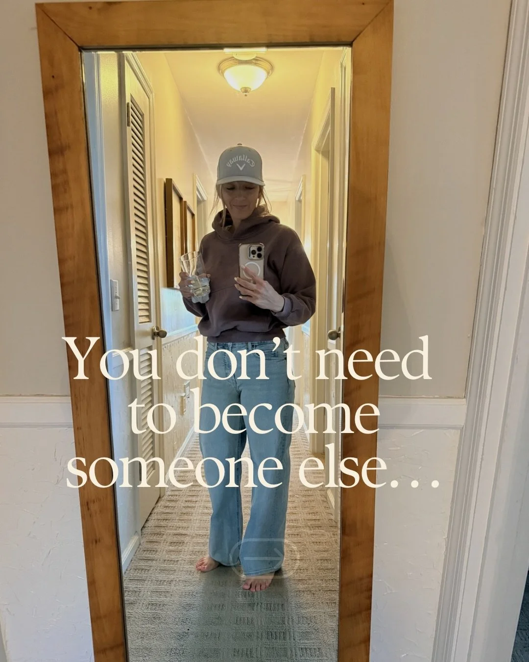 The other day I wore jeans to a game. 
That probably sounds small, but it actually meant something to me. 
I usually throw on joggers without thinking. It is easy, comfortable, and just what I always do. 
But lately I have been asking myself... who d