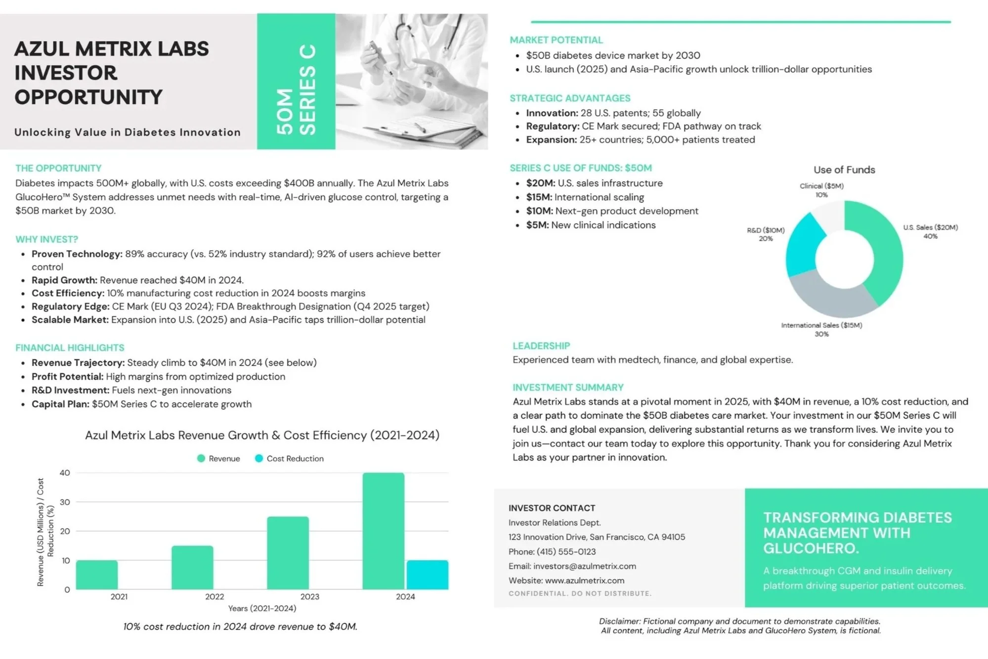 Executive Pitch Deck Summary