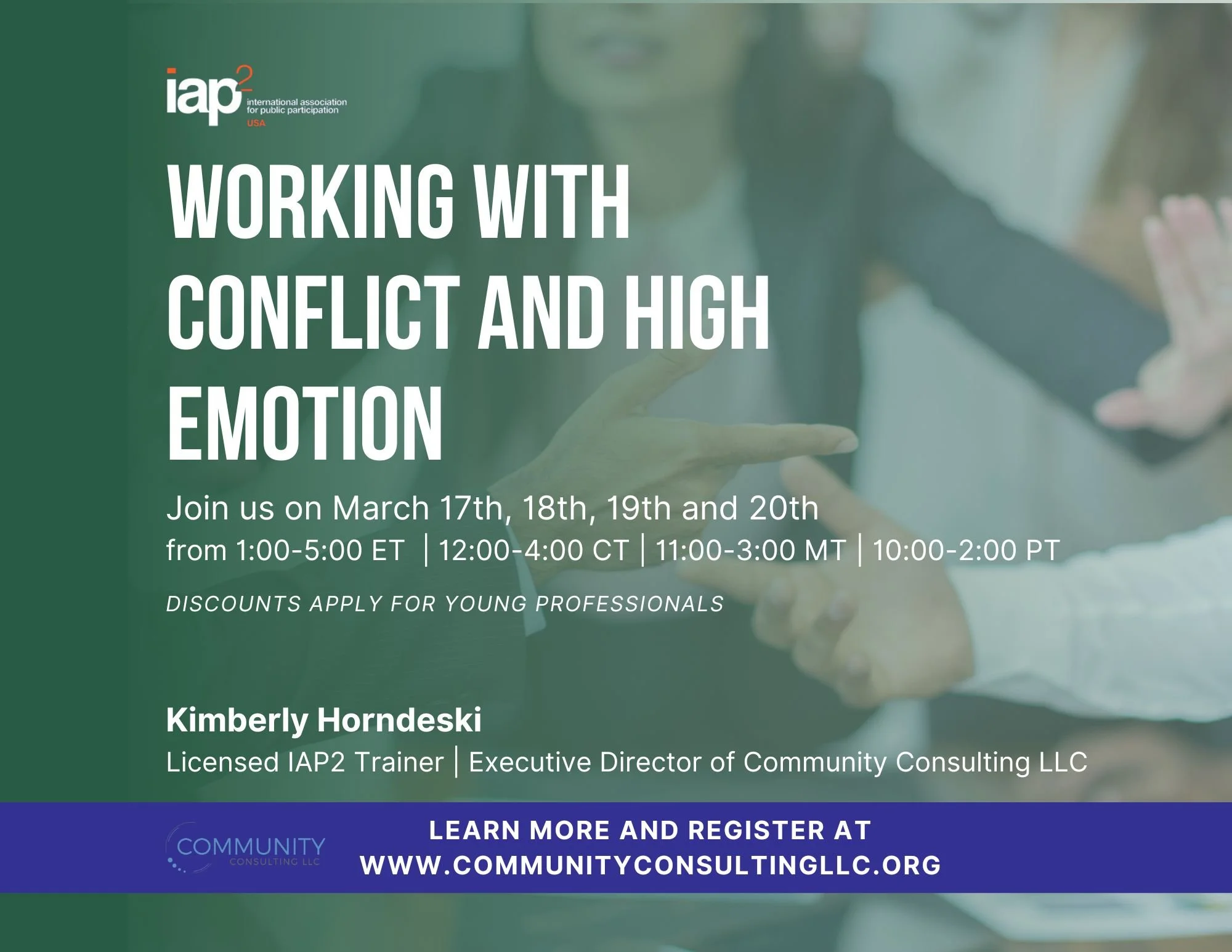 Working with Conflict and High Emotion (March 2026)