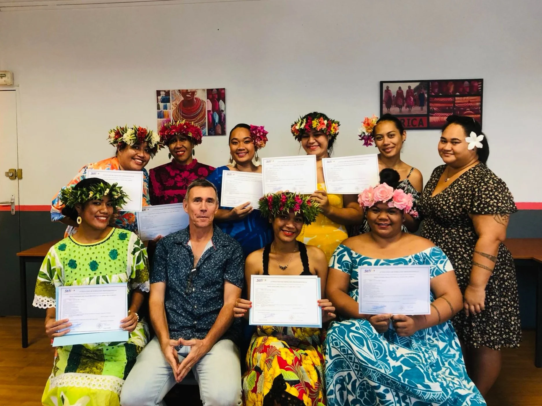 Félicitations aux stagiaires de la formation EPIP 2 de Papeete