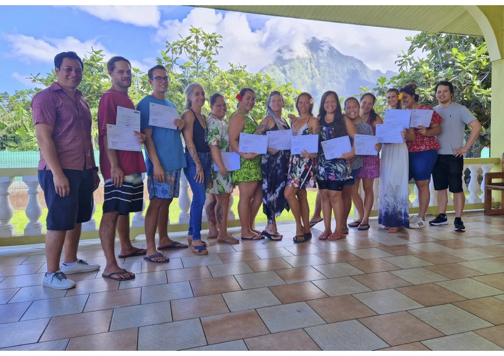 Félicitation aux 11 participants de la formation Créateur et Gestionnaire d'Entreprise de MOOREA