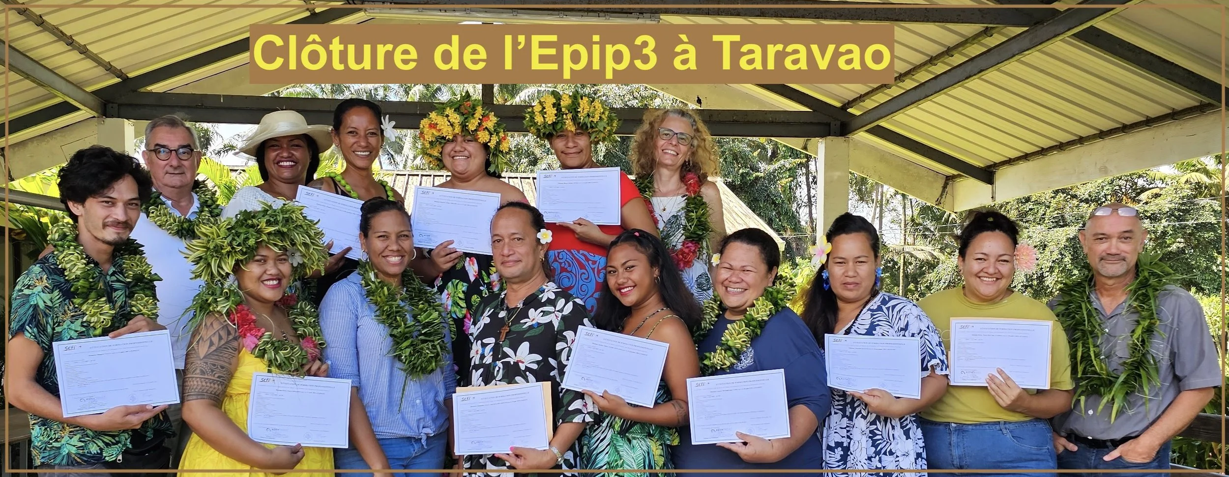 Félicitations aux stagiaires de la formation EPIP 3 qui s'est déroulée du 04/03/2024 au 05/07/2024