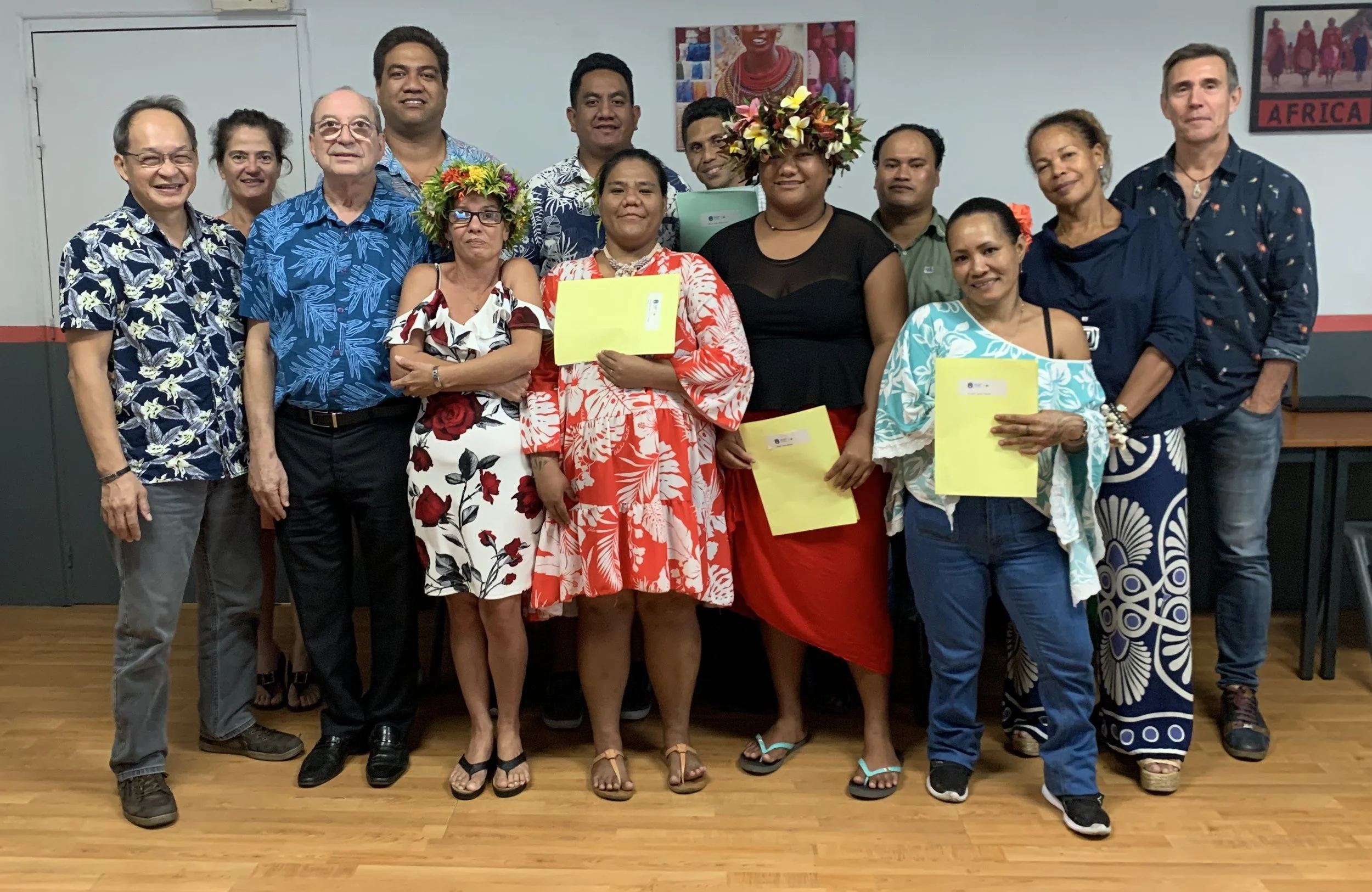 Félicitations aux stagiaires de la formation EPIP 1 de Papeete