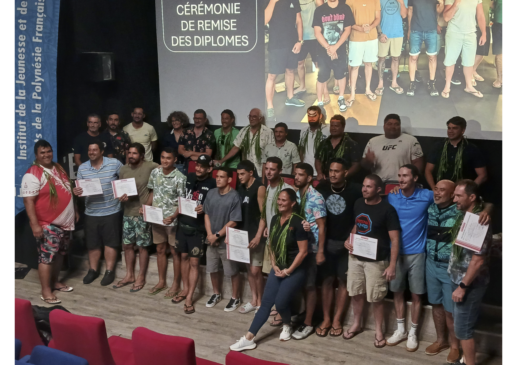 Cérémonie BPPES spécialité Educateur(rice) sportif(ve) mention Arts Martiaux Mixtes