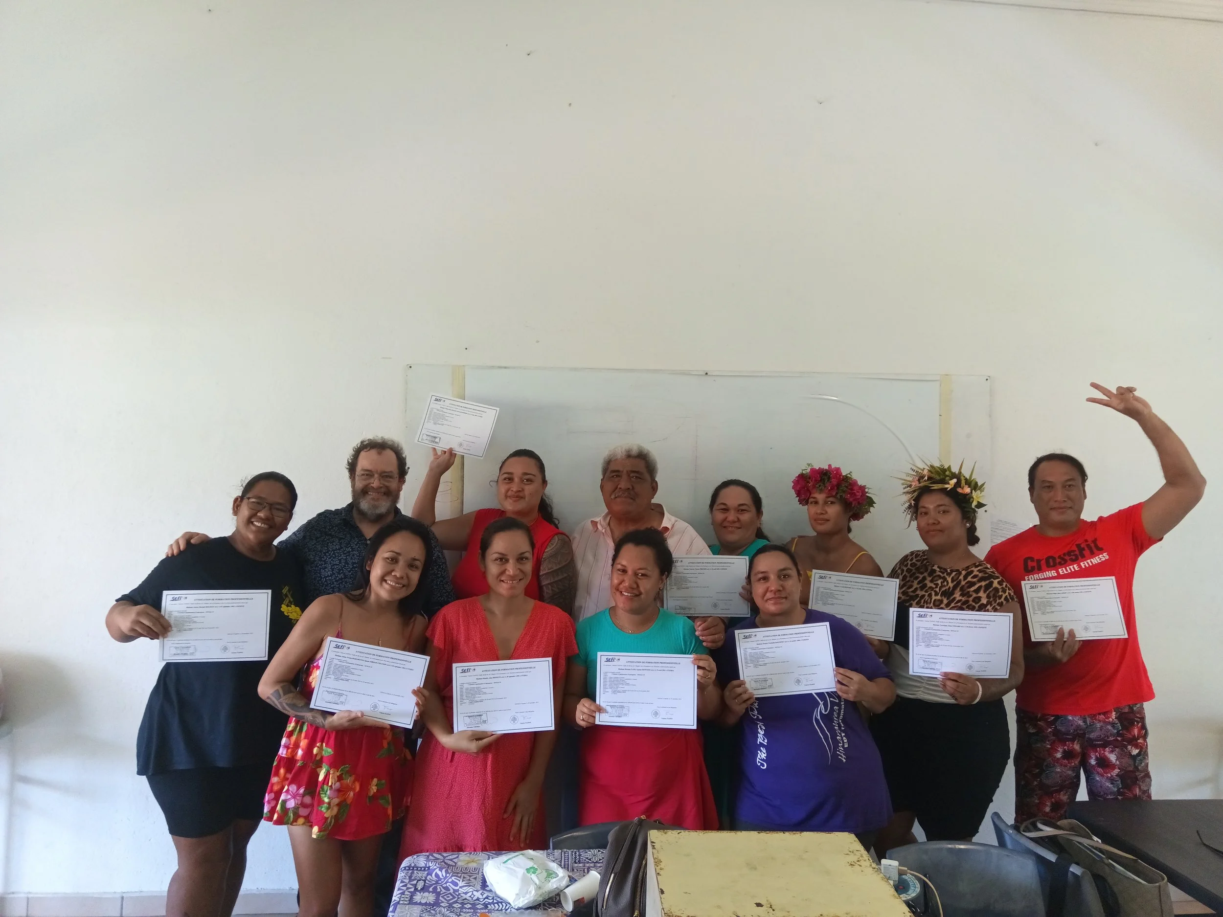 CLÔTURE DE LA FORMATION CRÉATEUR(TRICE) ET GESTIONNAIRE D'ENTREPRISE À RAIATEA