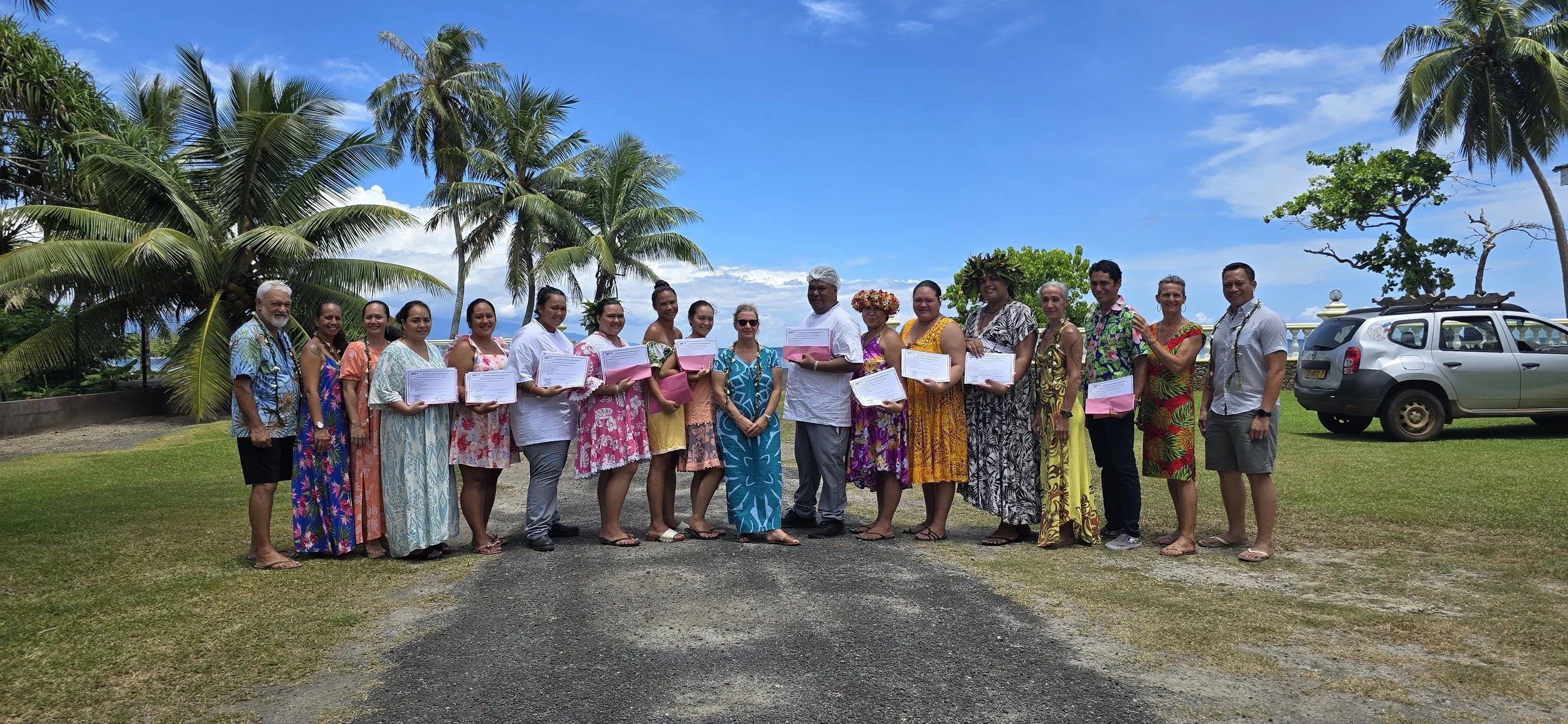 Clôture de la préformation aux métiers de la cuisine, de l'hôtellerie et de la restauration à MOOREA