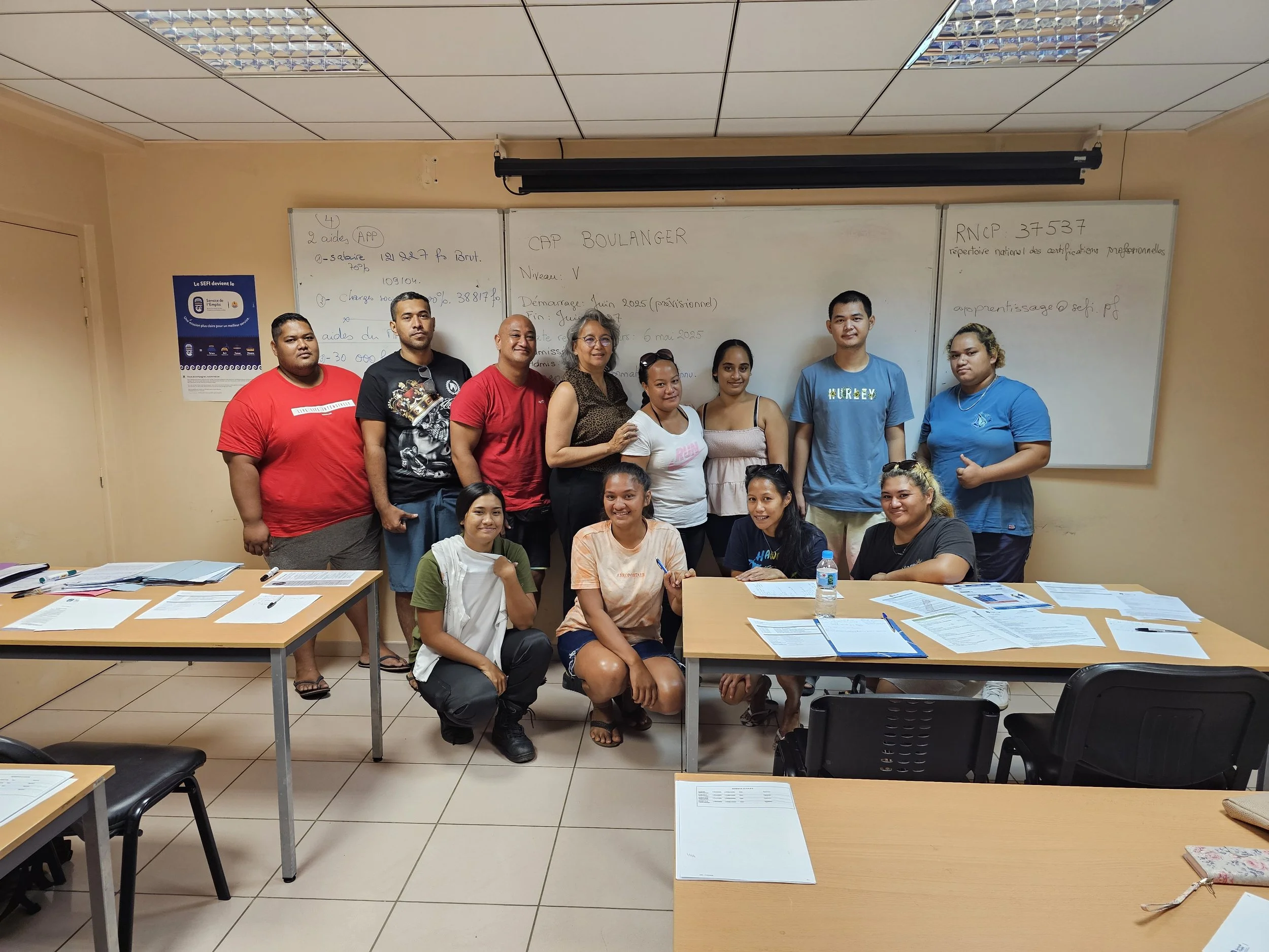 Top départ pour nos apprentis !