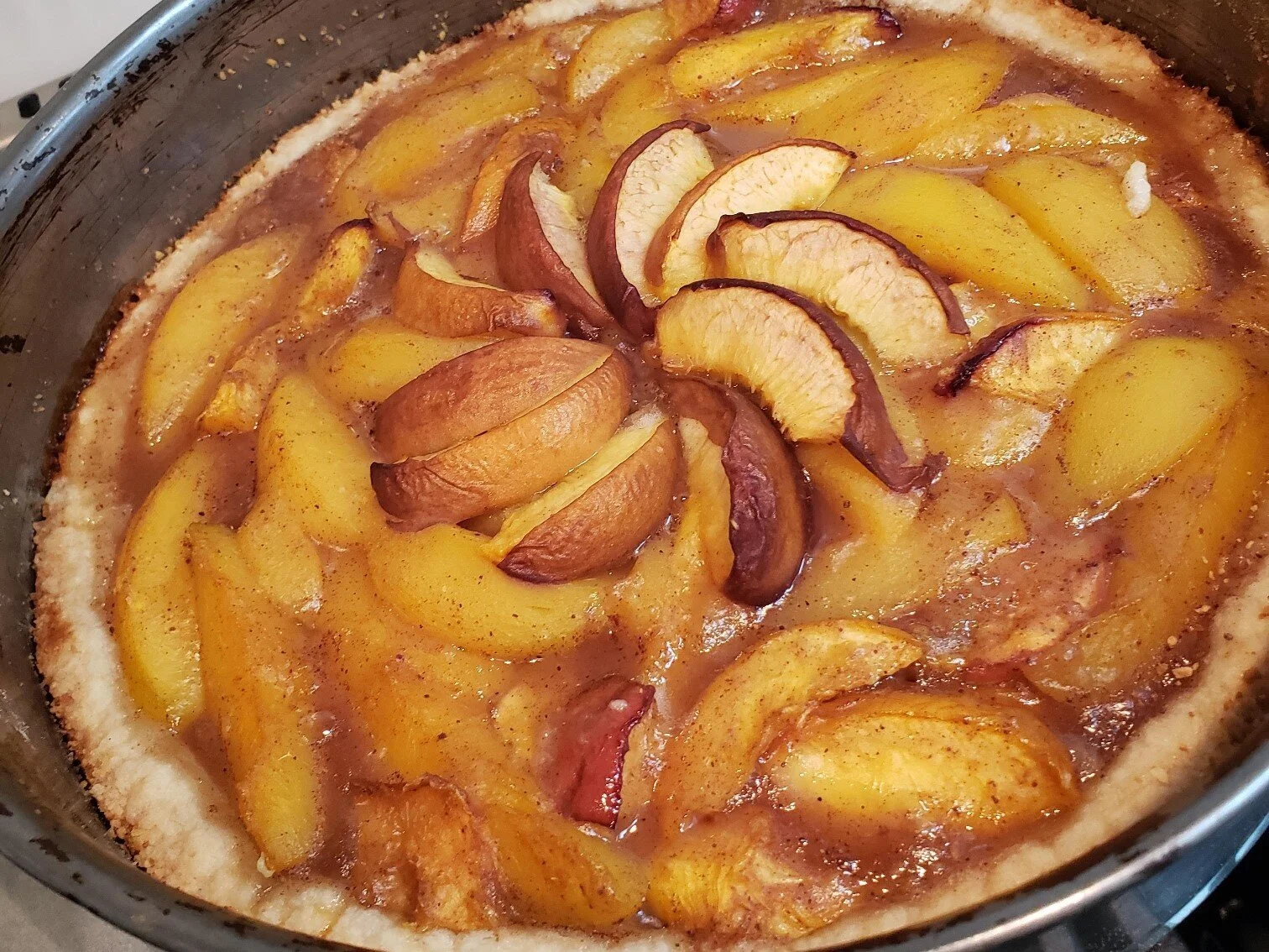 Mom s Peach Torte The Renata Collective