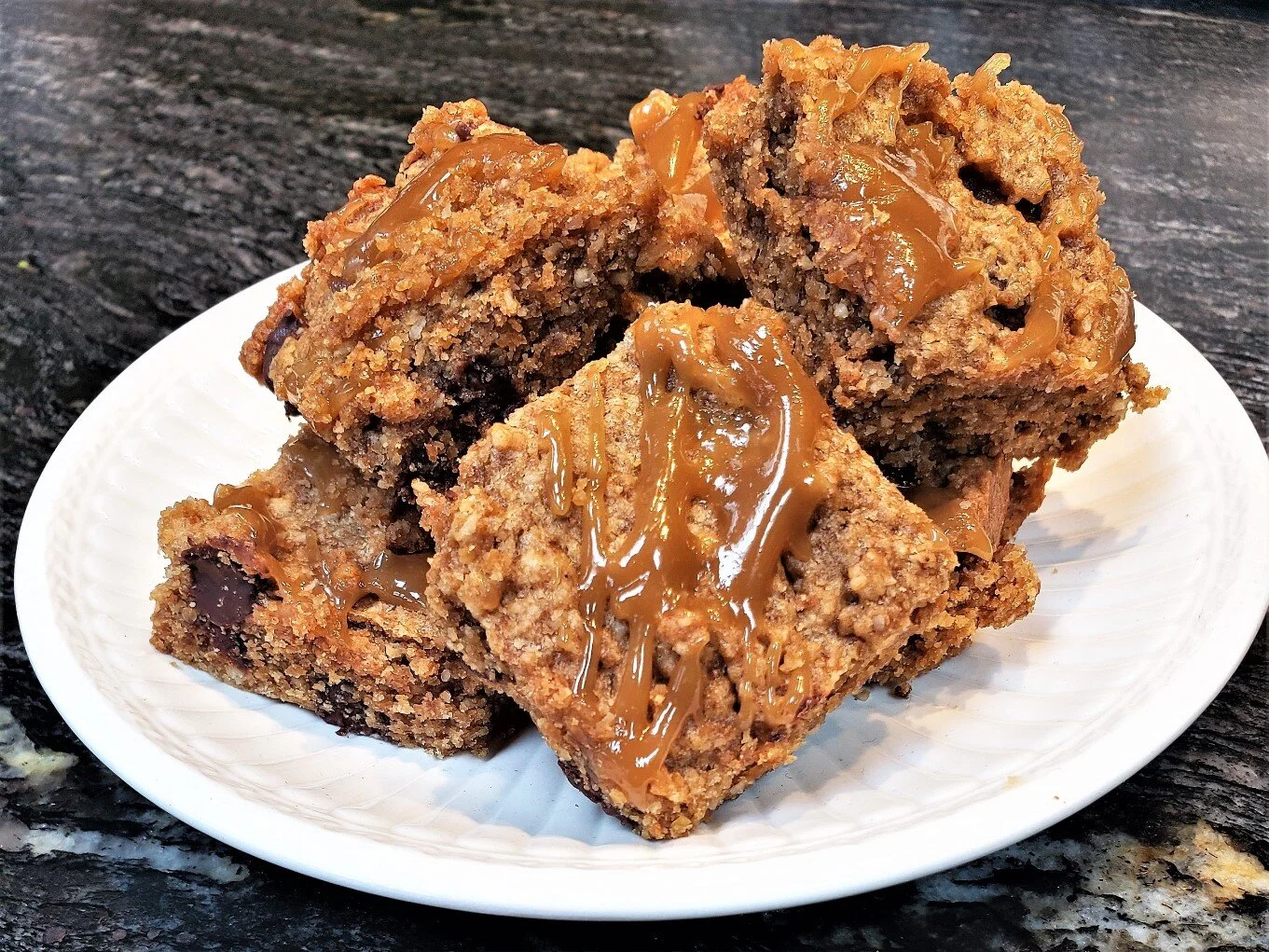 Tahini Peanut Butter Blondies 
