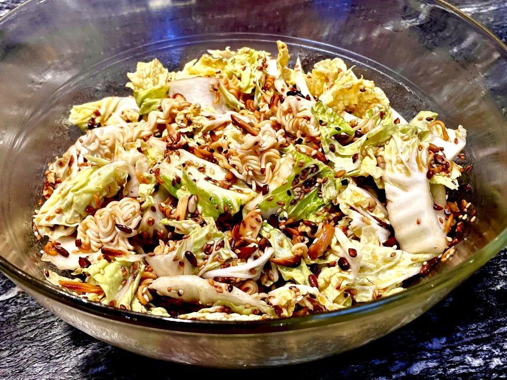 Nutty Napa Cabbage Salad