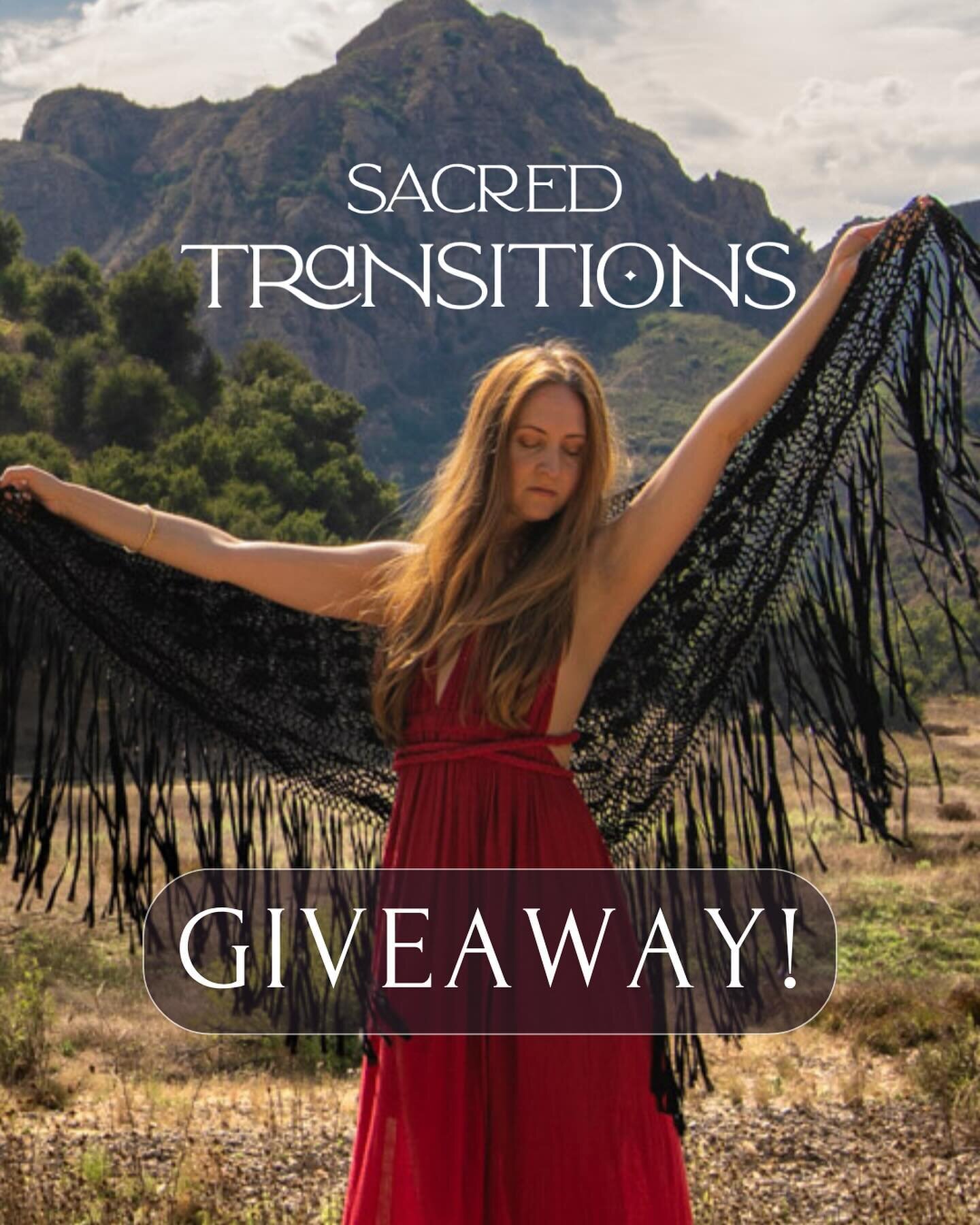 Join the GIVEAWAY! 🔥✨ Read the details below 👇🏼

Sacred Transitions is a 3-month journey to be held through your time of transition as you rebirth into your new chapter.

You will be guided on deep healing journeys LIVE with your sisters as you re