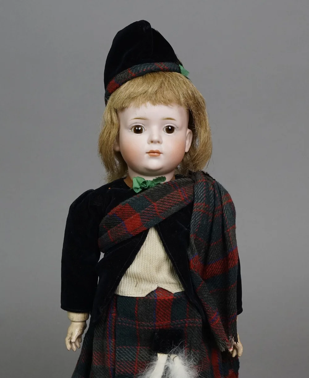Kley & Hahn Boy in Scottish Dress  Carmel Doll Shop