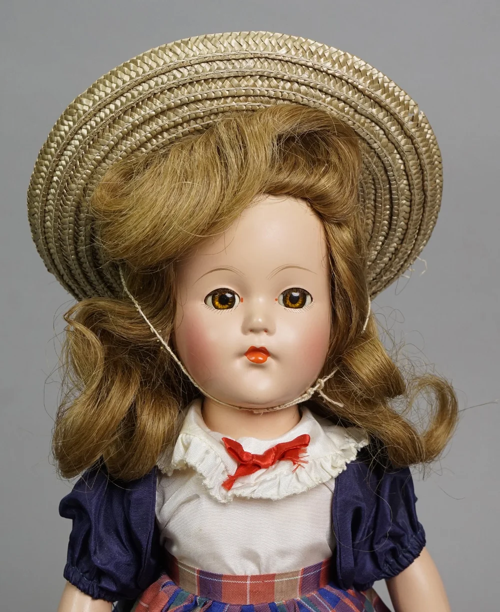 Amavel Antique Doll キャノチェ ブラウン Amavel ~ Antique Doll Canotier by Offbrand