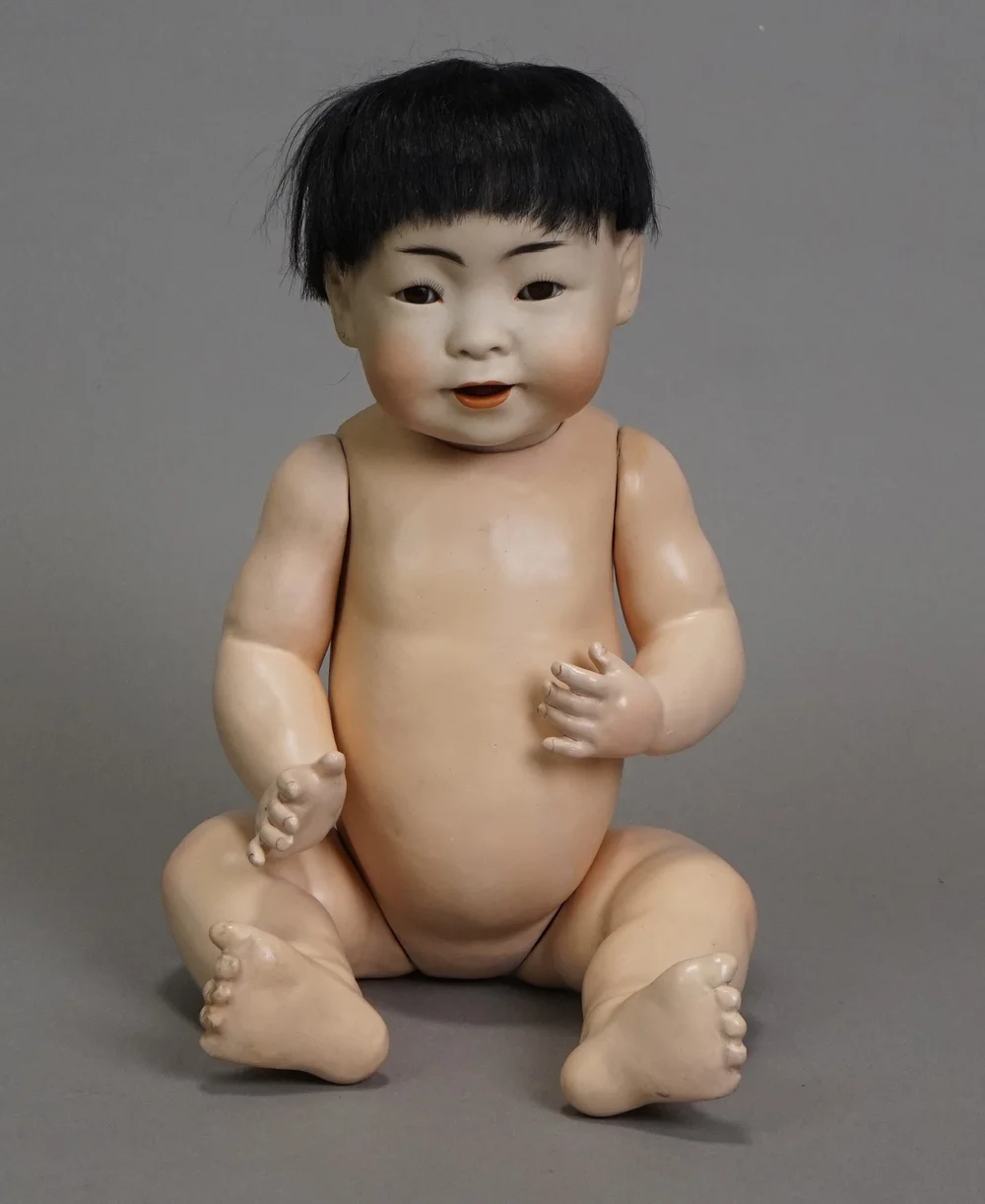 アンティークビスクドール JDケストナー アジアンベビードール243 J. D. Kestner 243 Asian Baby — Carmel Doll Shop