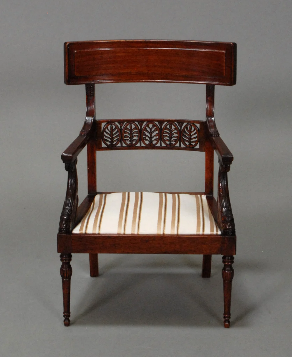 French Fashion Scale Armchair Carmel Doll Shop