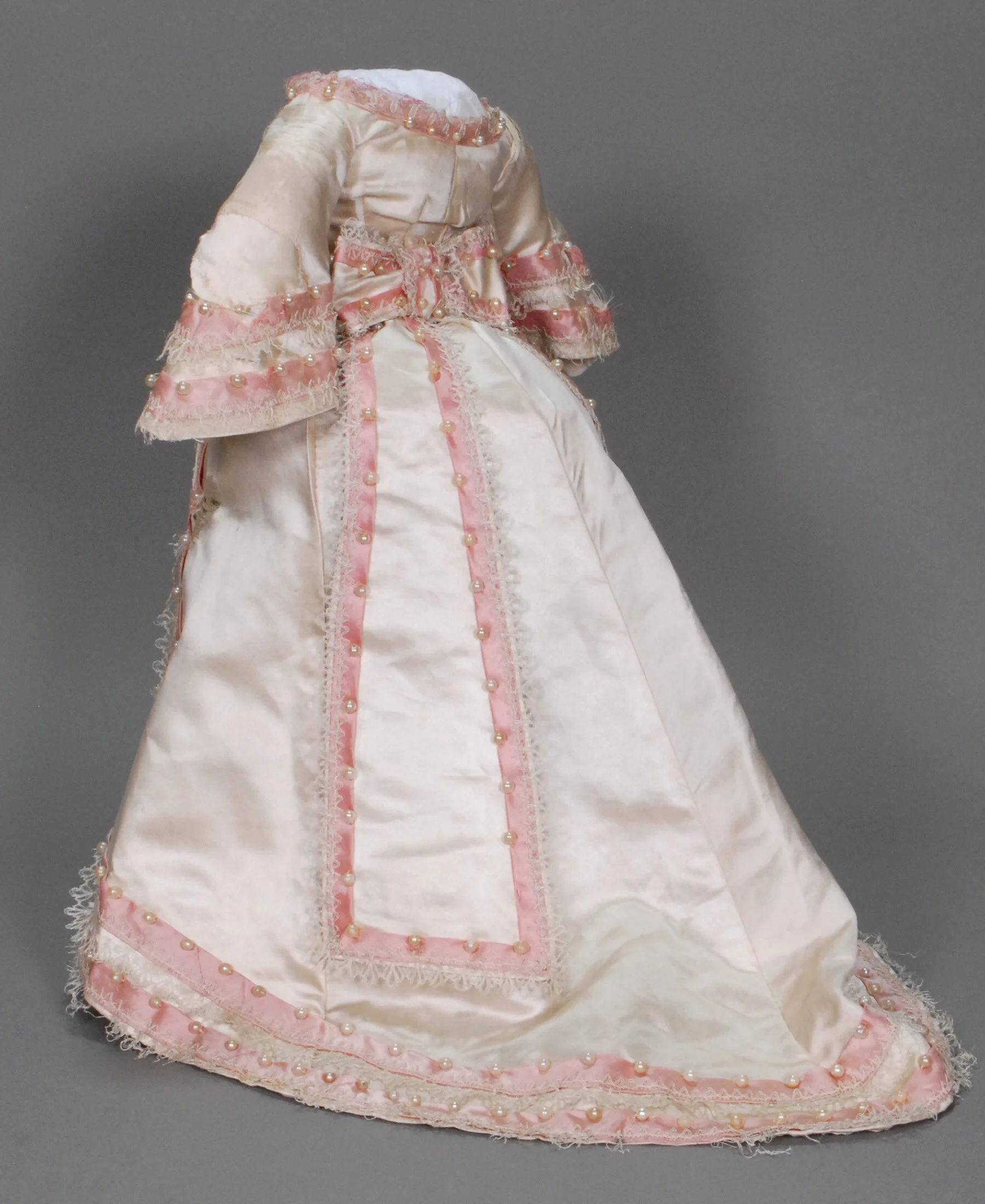 Exquisite antique Ball Gown, circa 1868 