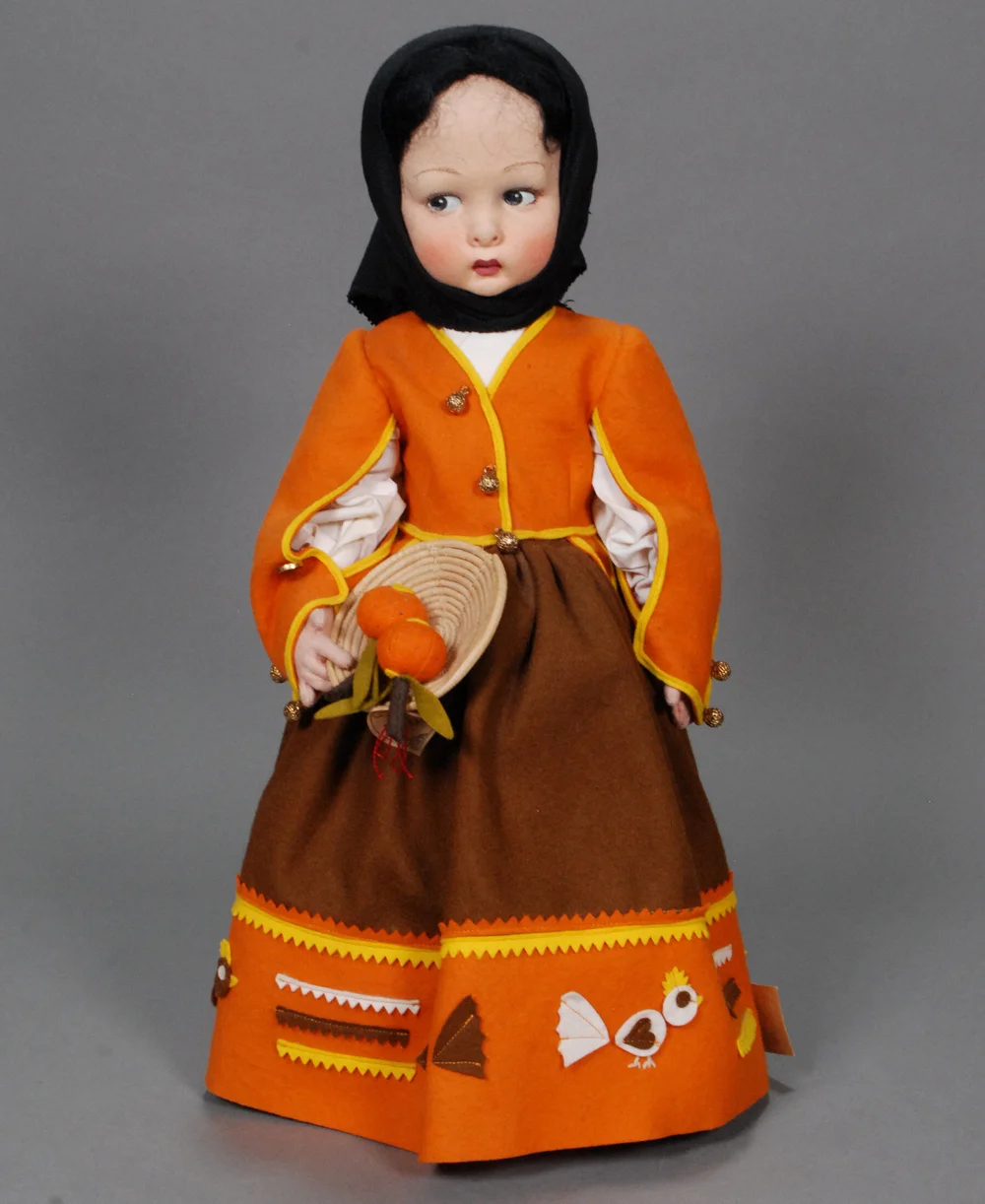 Lenci Young Lady in Provincial Costume — Carmel Doll Shop