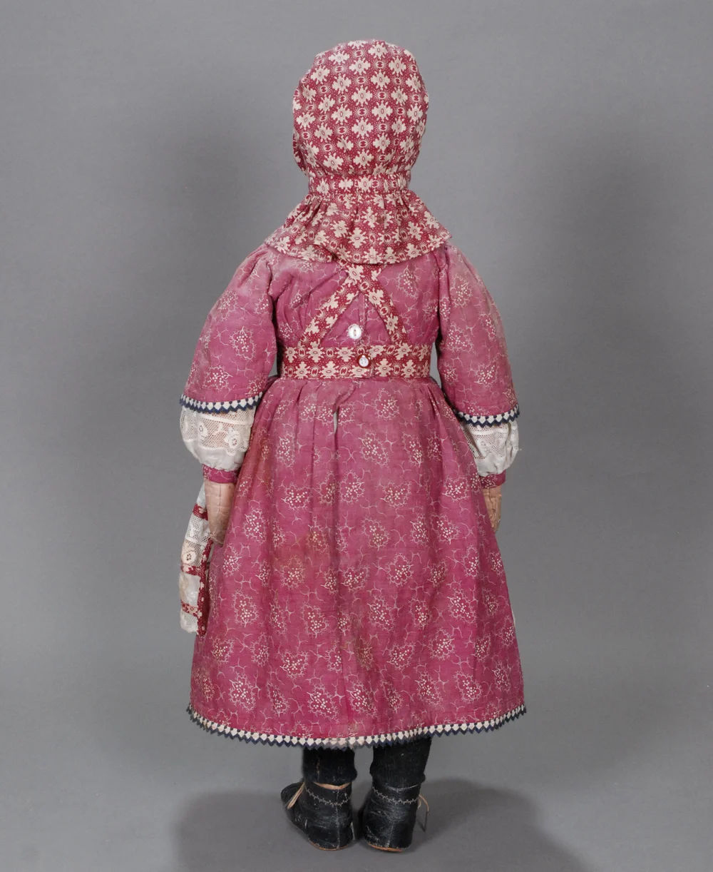 Primitive Oil-painted Cloth Doll — Carmel Doll Shop