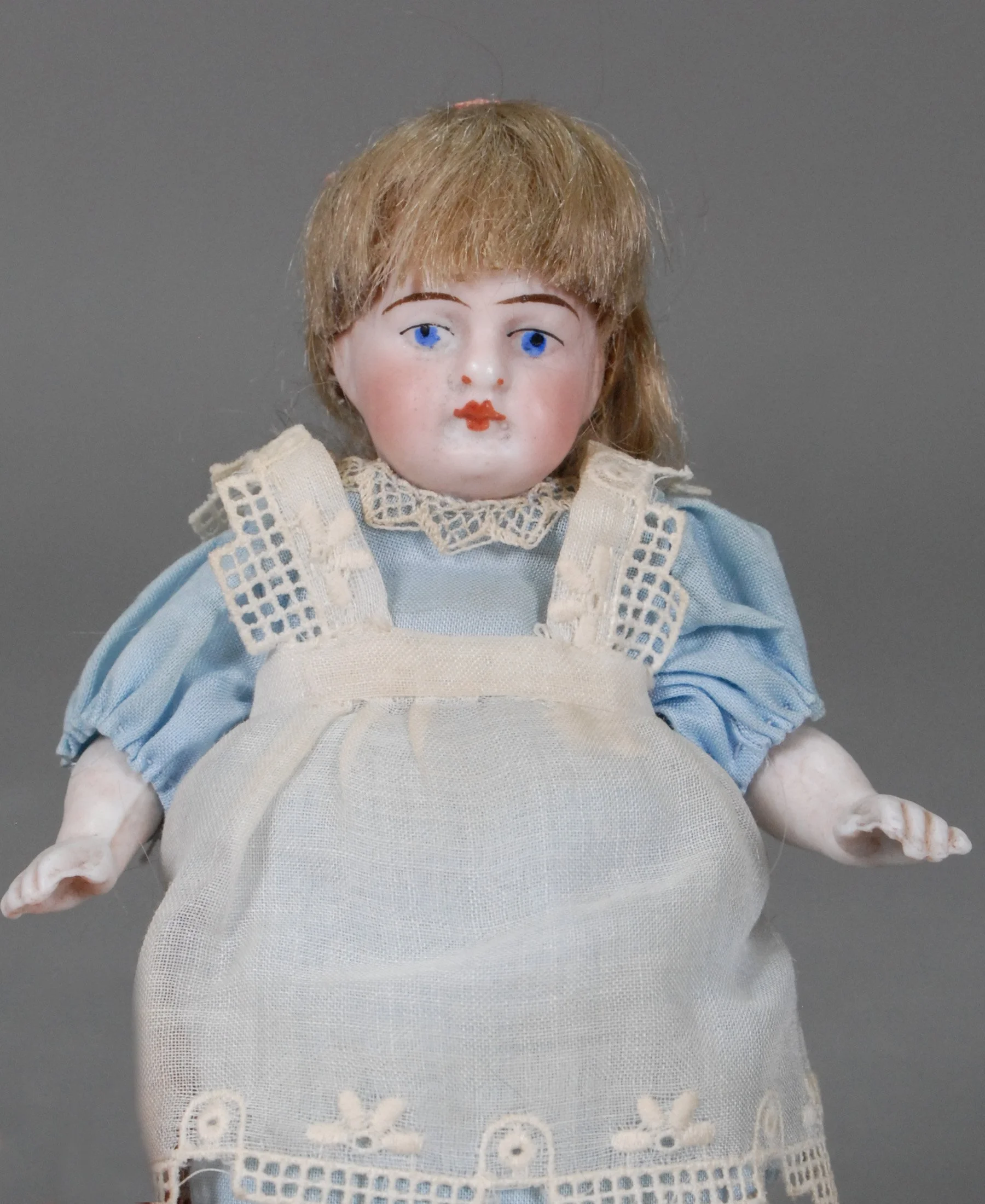 German AllBisque as Alice in Wonderland — Carmel Doll Shop