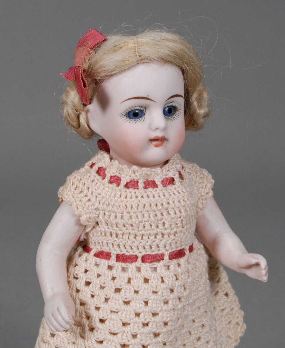 German All-Bisque as Alice in Wonderland — Carmel Doll Shop