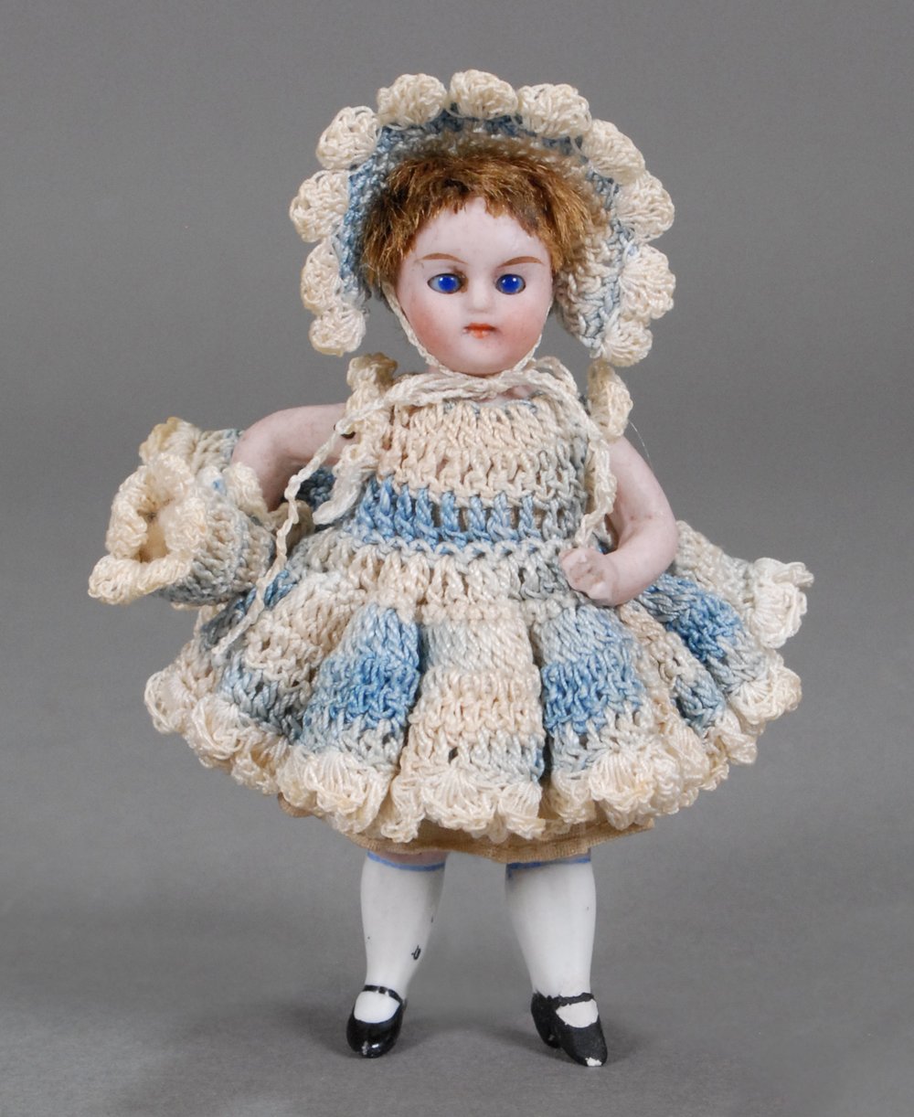 German All-Bisque as Alice in Wonderland — Carmel Doll Shop
