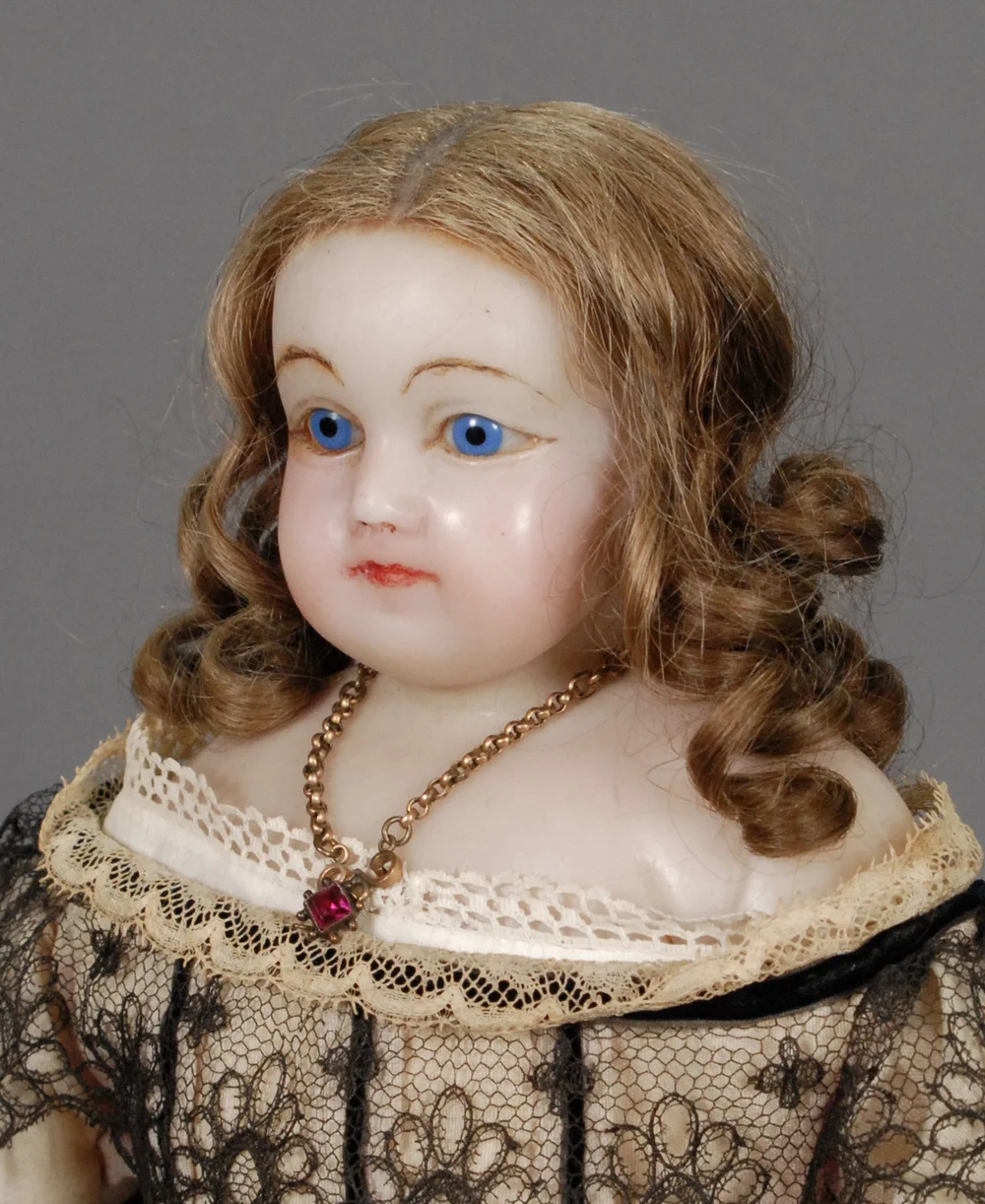 English Poured Wax Child — Carmel Doll Shop